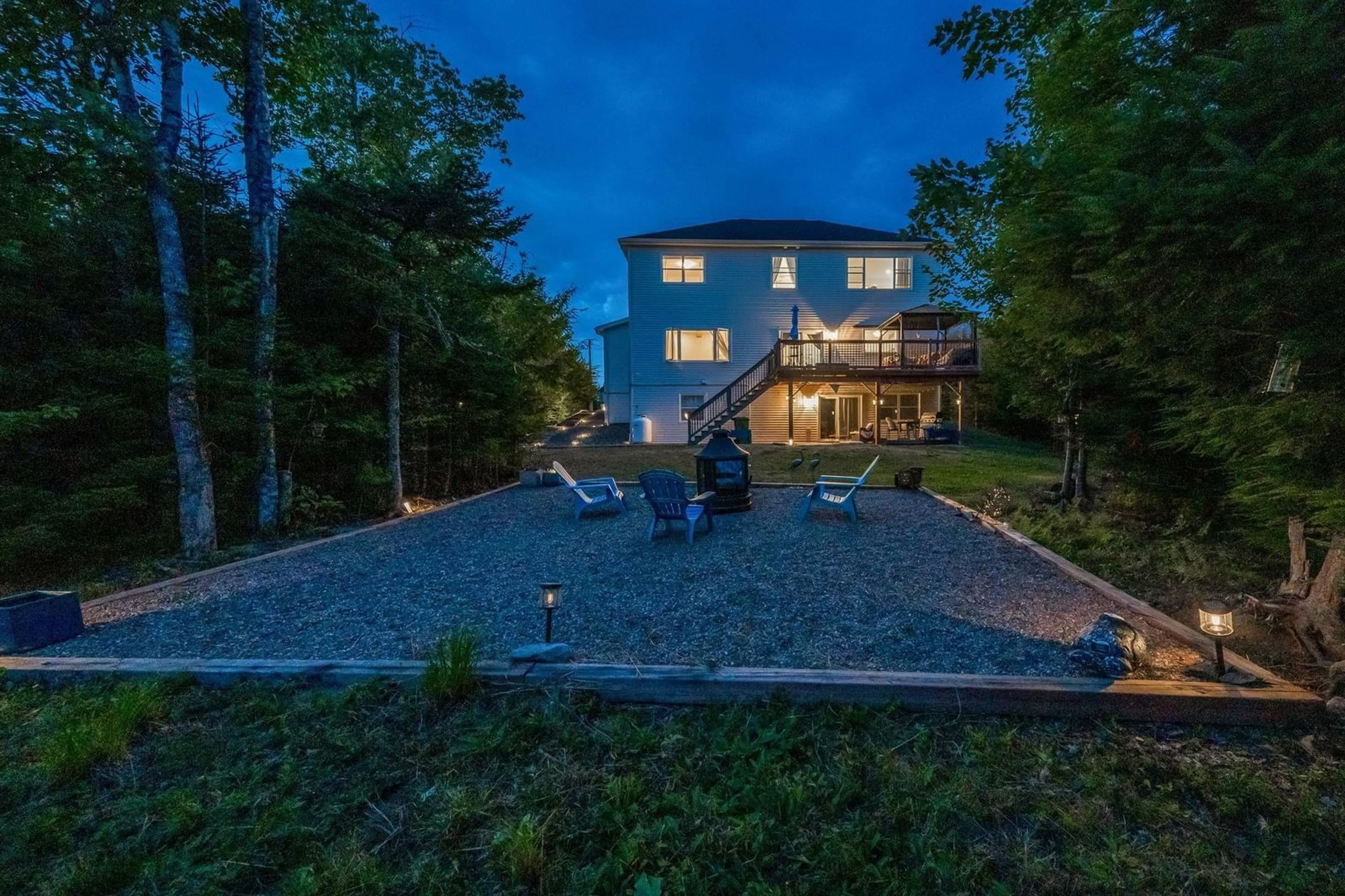 Patio, water/lake/river/ocean view for 456 Magenta Dr, Middle Sackville Nova Scotia B4E 0M7