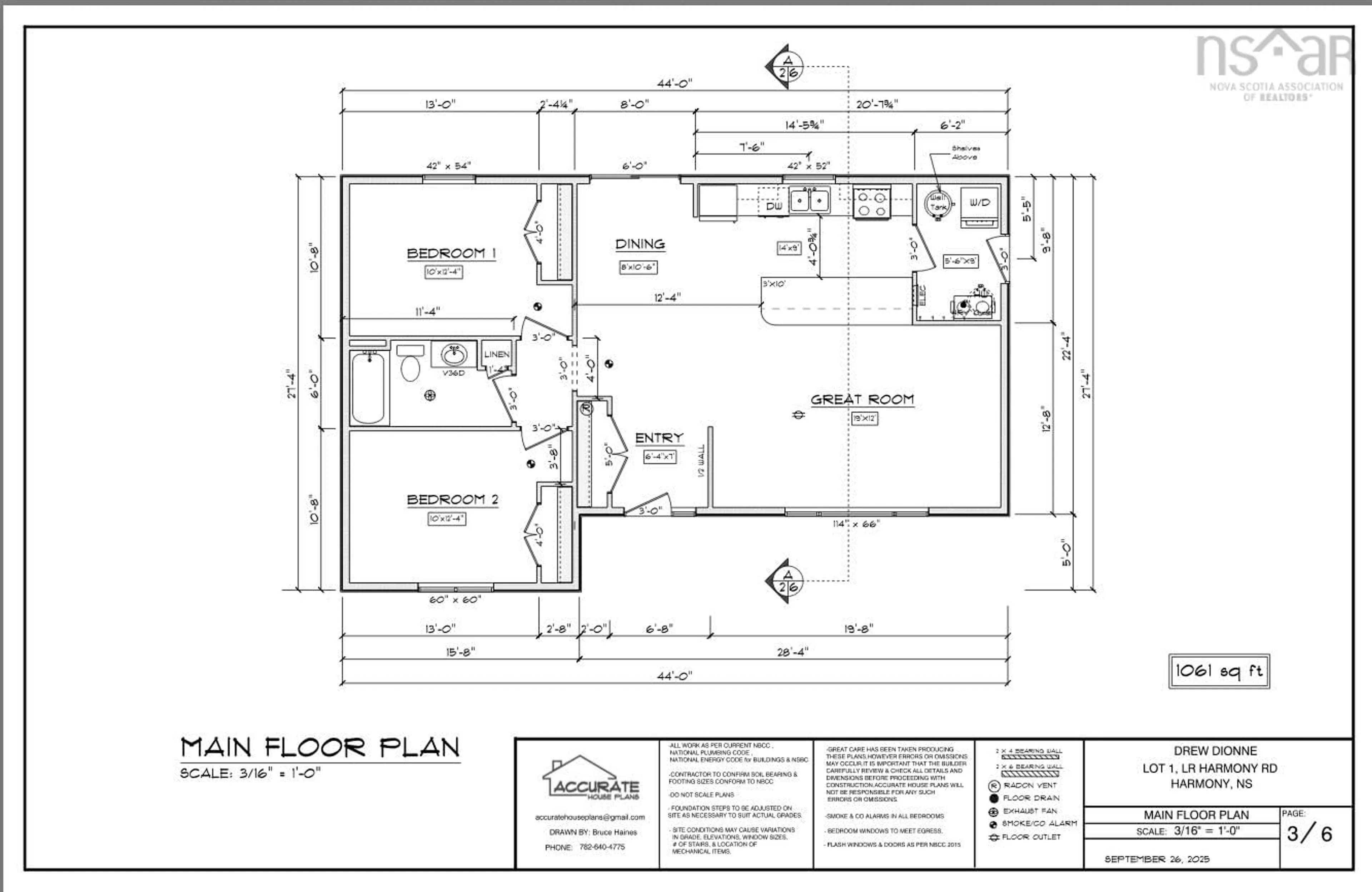 Floor plan for 551 Lower Harmony Rd, Harmony Nova Scotia B6L 3V5