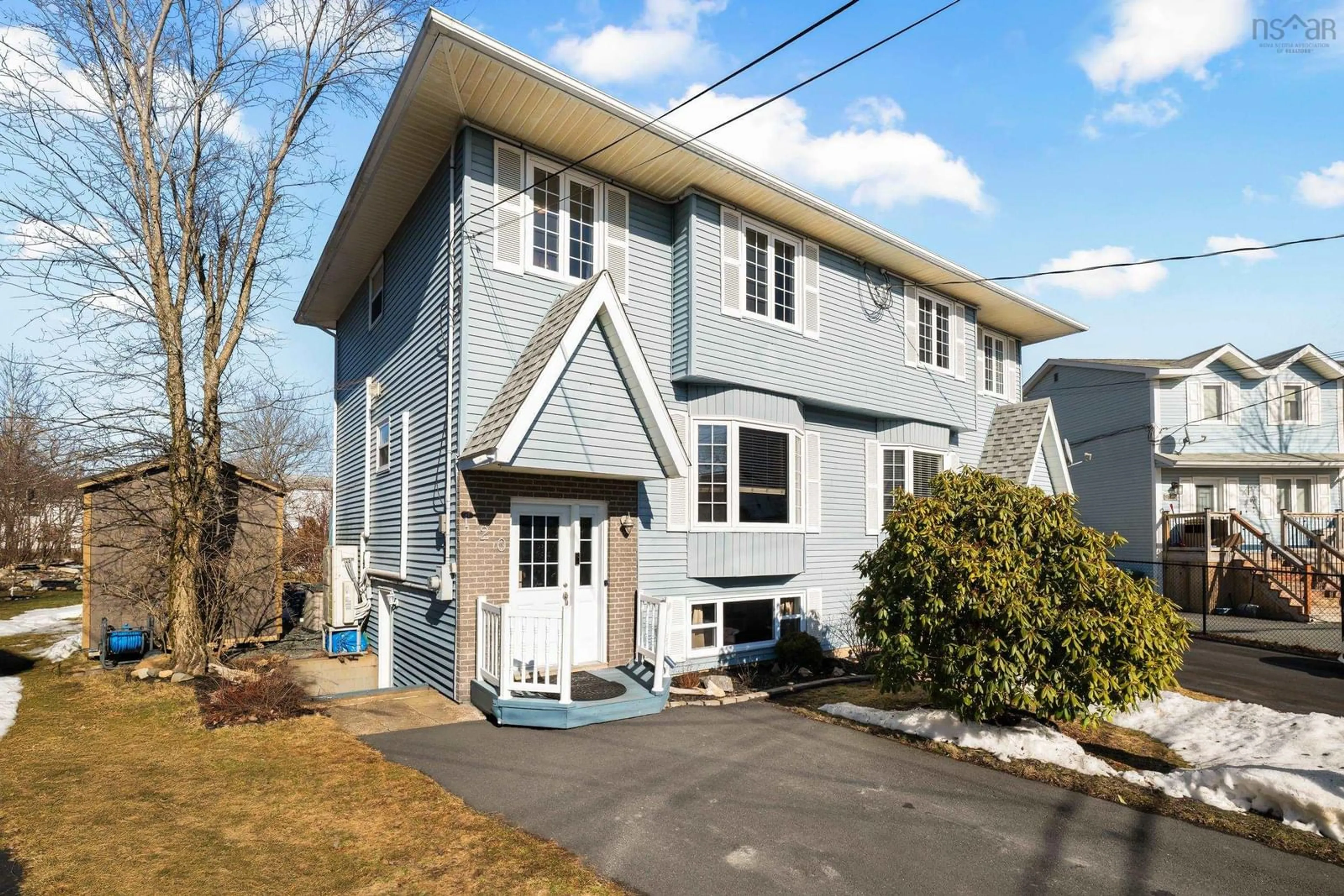 Home with vinyl exterior material, street for 120 Silistria Dr, Dartmouth Nova Scotia B2W 6A6