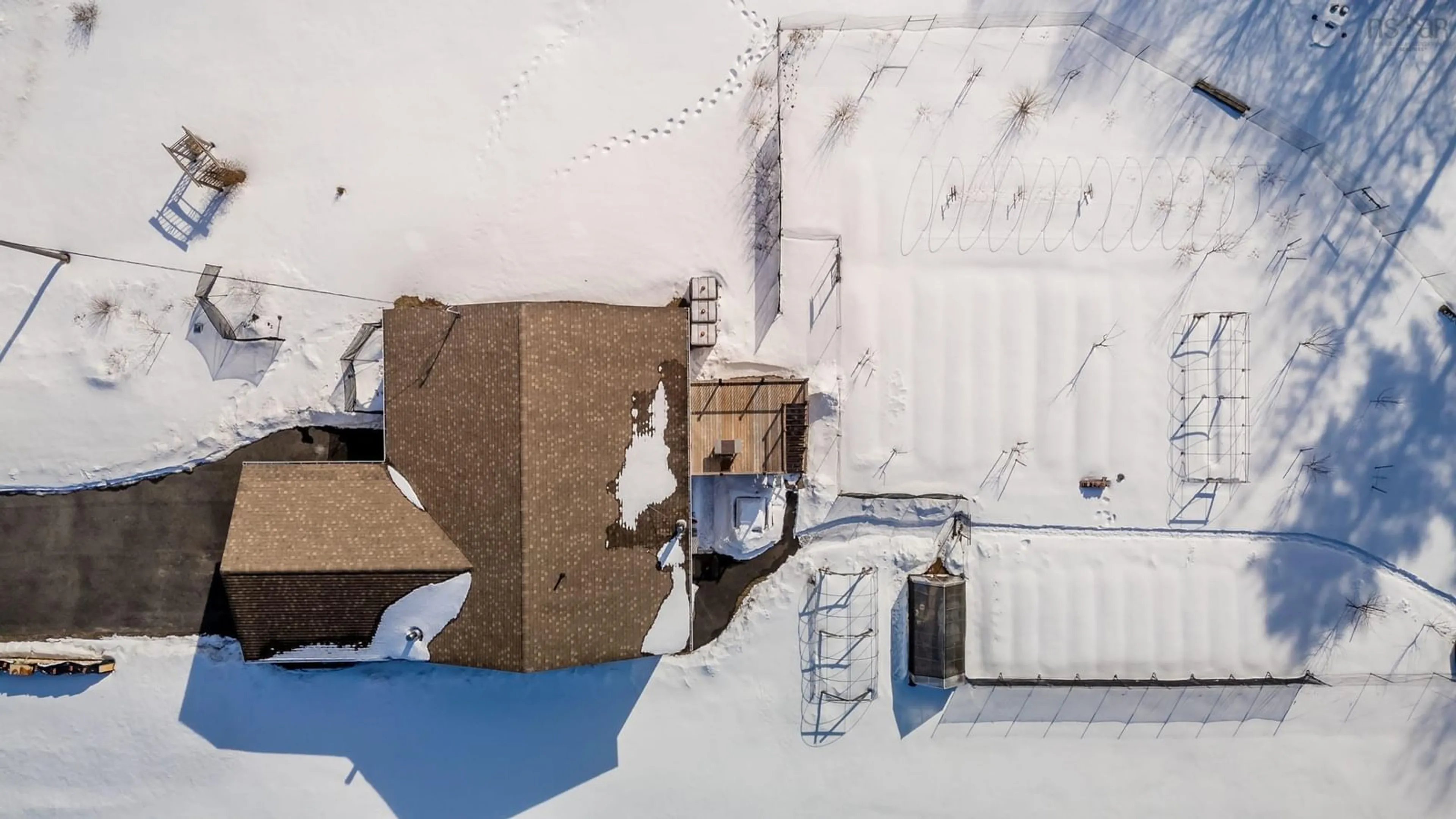 A pic from outside/outdoor area/front of a property/back of a property/a pic from drone, building for 1 Cameron Dr, Melvern Square Nova Scotia B0P 1R0