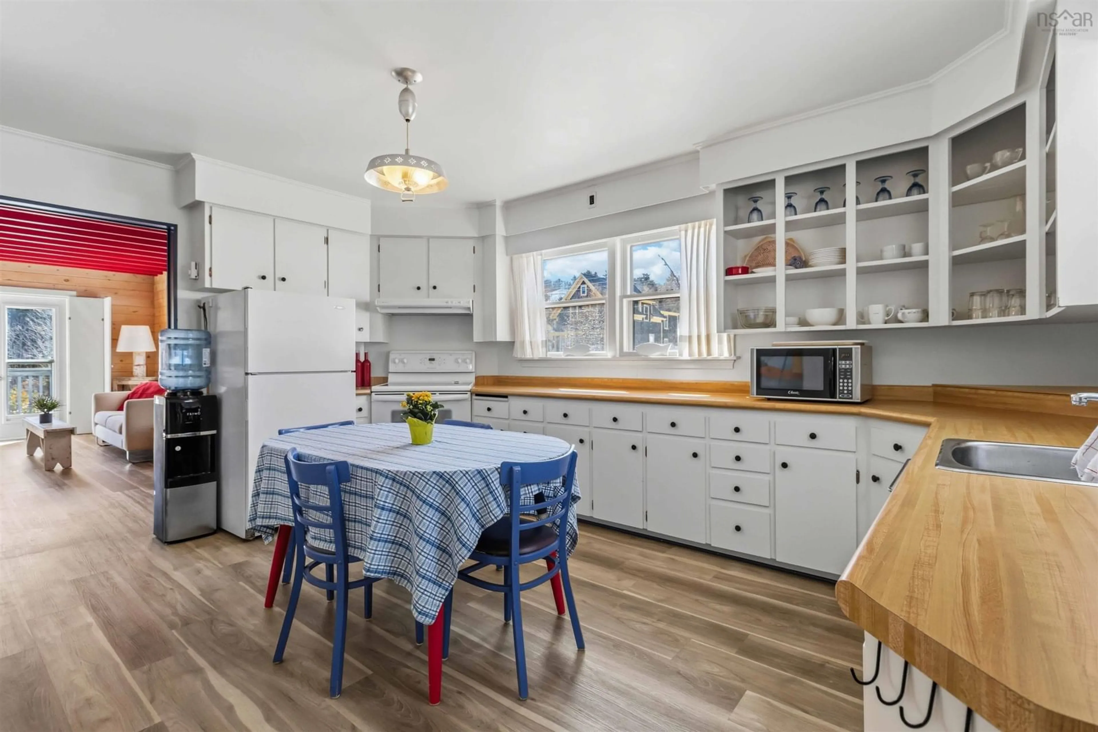 Open concept kitchen, ceramic/tile floor for 1915 Highway 331, Pleasantville Nova Scotia B0R 1G0