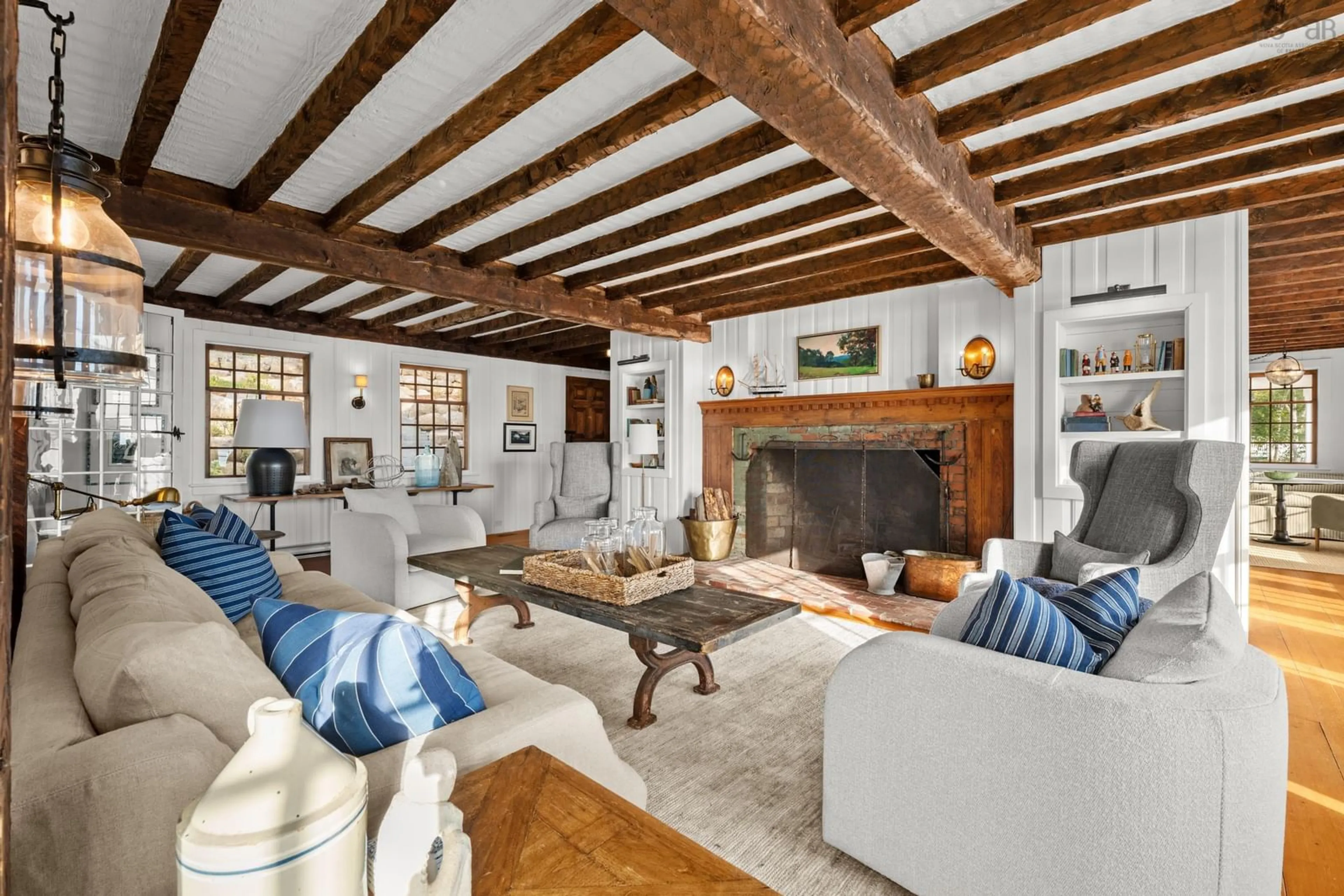 Living room with furniture, unknown for 15 Fredas Point Dr, Chester Nova Scotia B0J 1J0