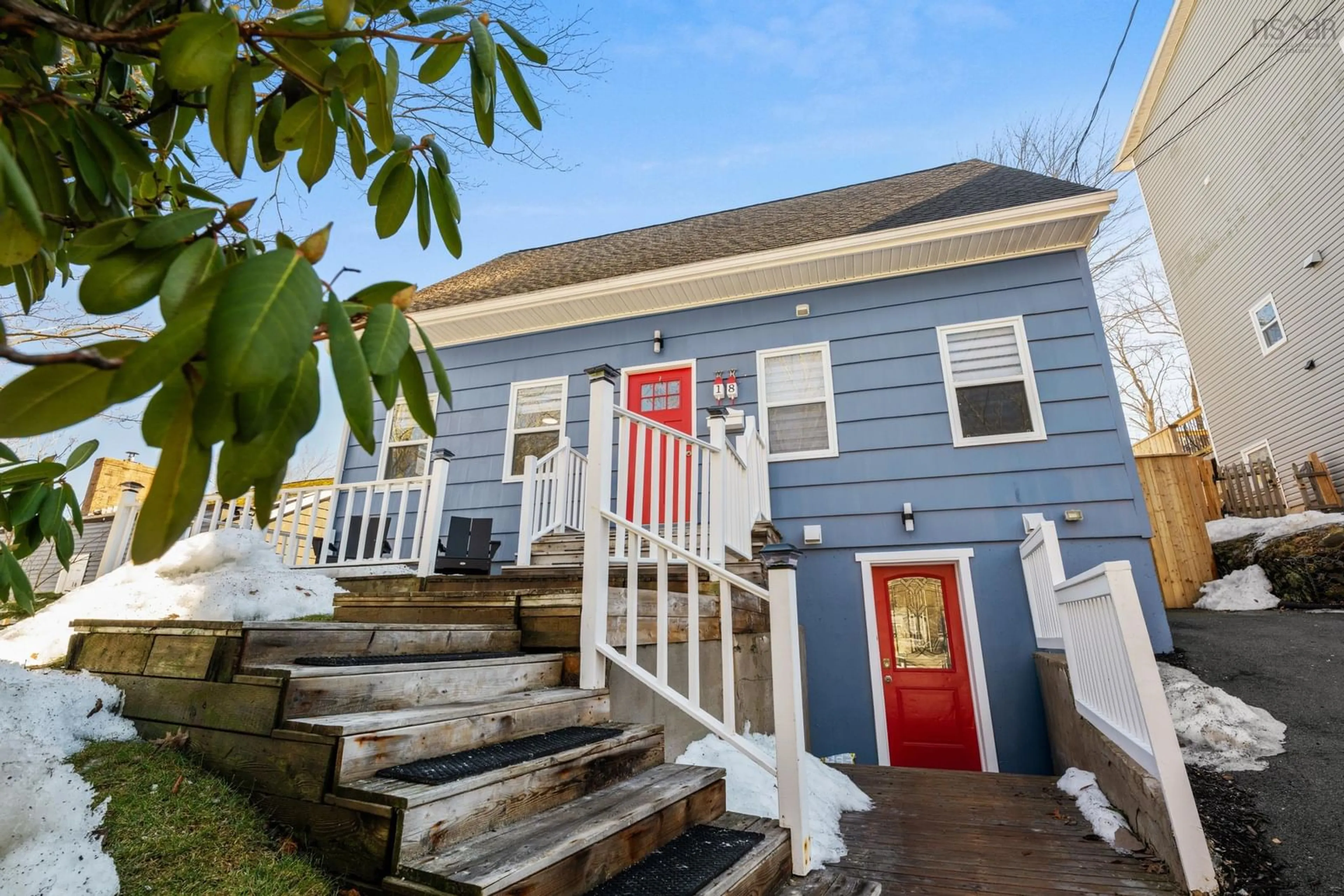 Home with vinyl exterior material, street for 18 Forest Hill Dr, Halifax Nova Scotia B3M 1X4
