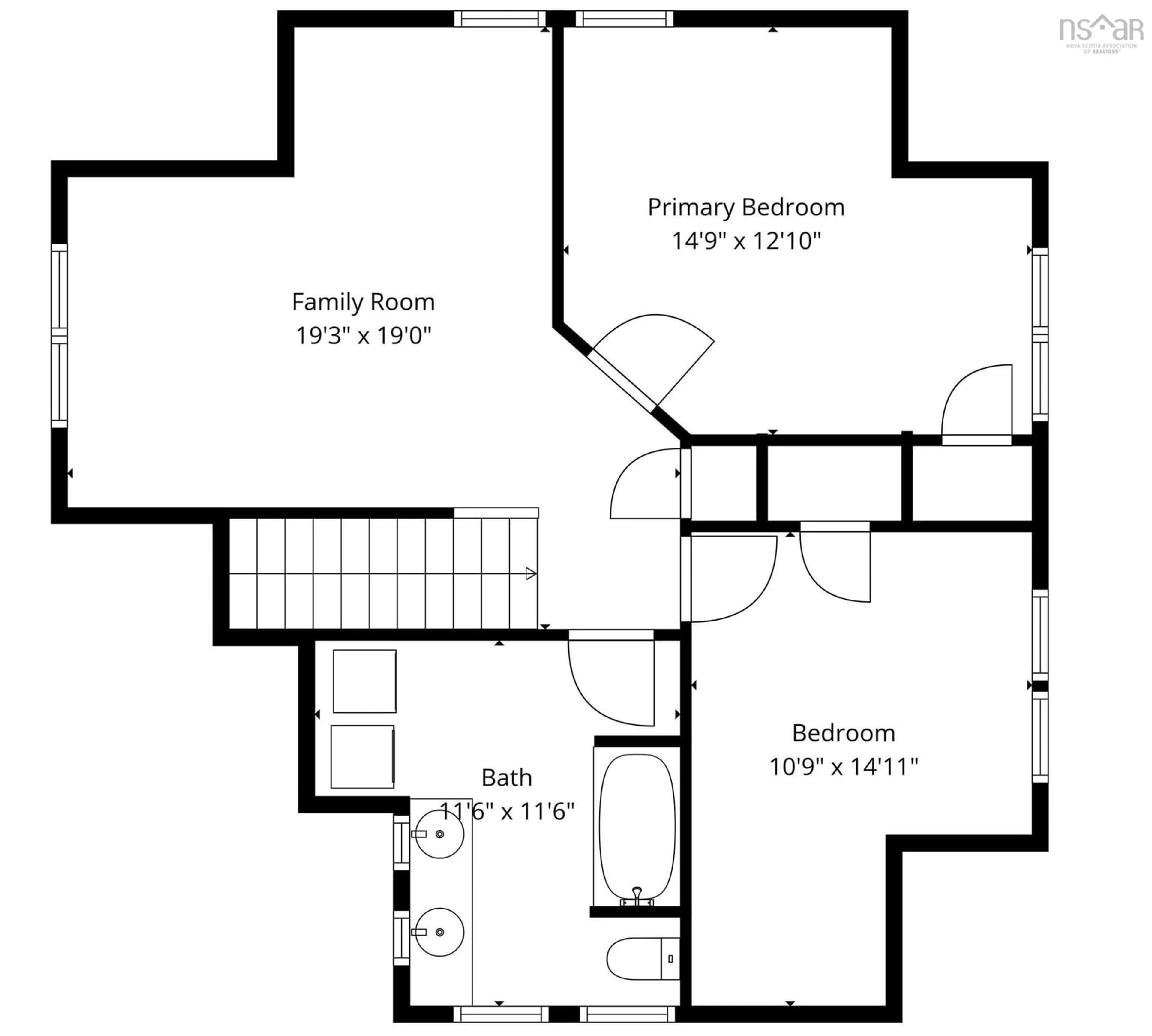 Floor plan for 999 Hilltop Rd, Sutherland Lake Nova Scotia B0M 1G0