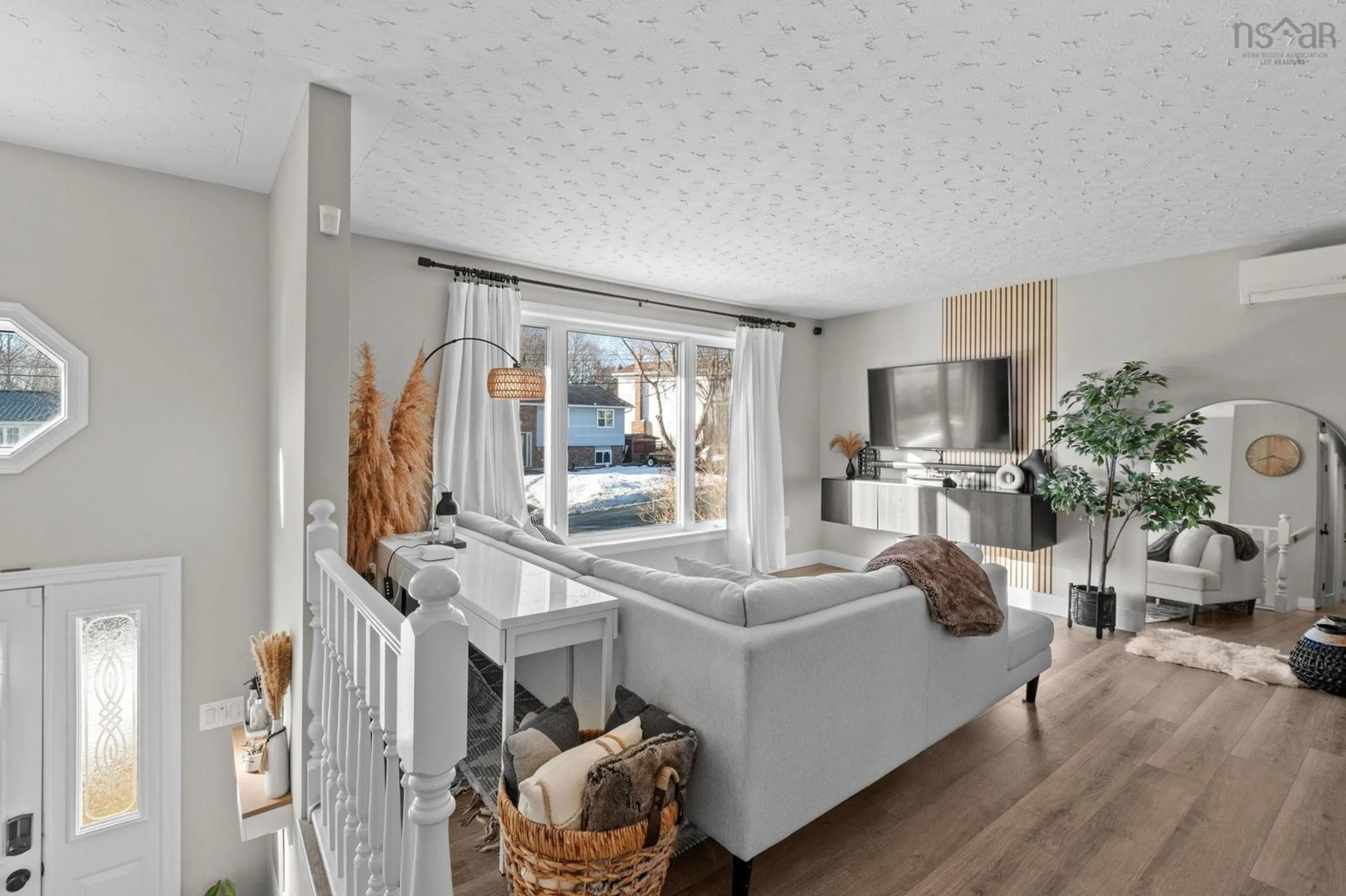 Living room with furniture, unknown for 107 La Pierre Cres, Dartmouth Nova Scotia B2W 5C9