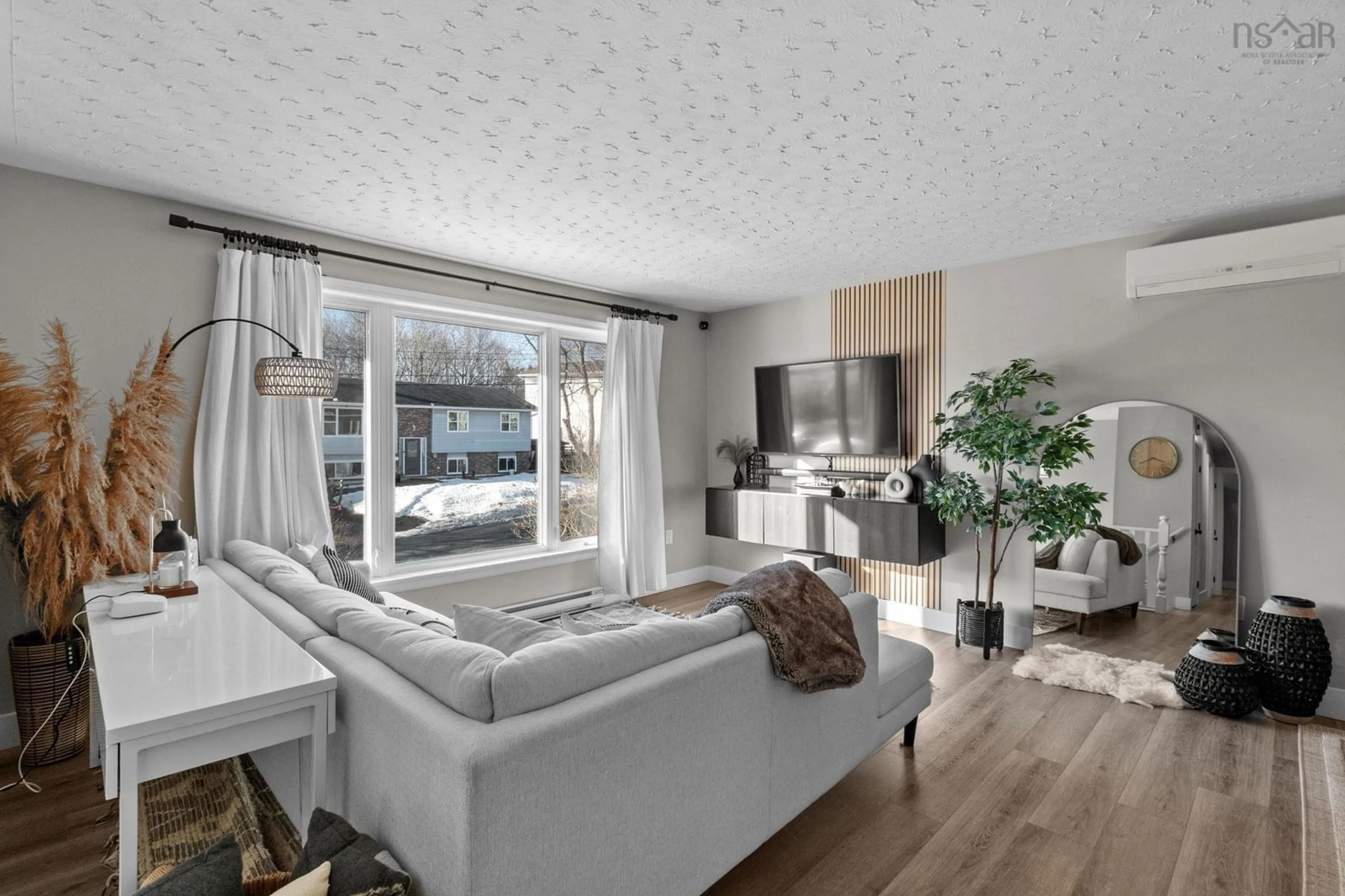 Living room with furniture, unknown for 107 La Pierre Cres, Dartmouth Nova Scotia B2W 5C9