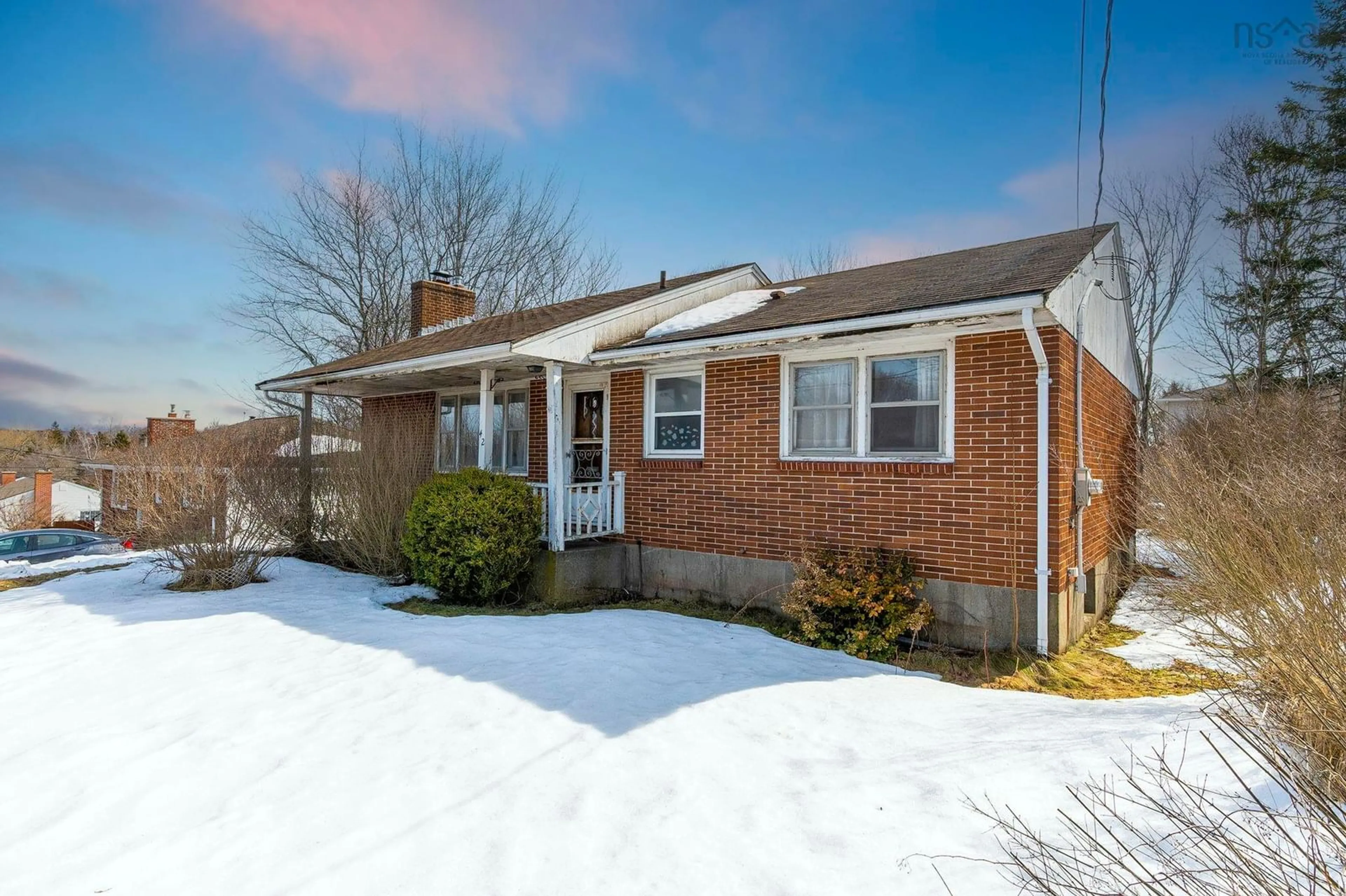 Home with brick exterior material, street for 42 Oakwood Ave, Dartmouth Nova Scotia B2W 3C9