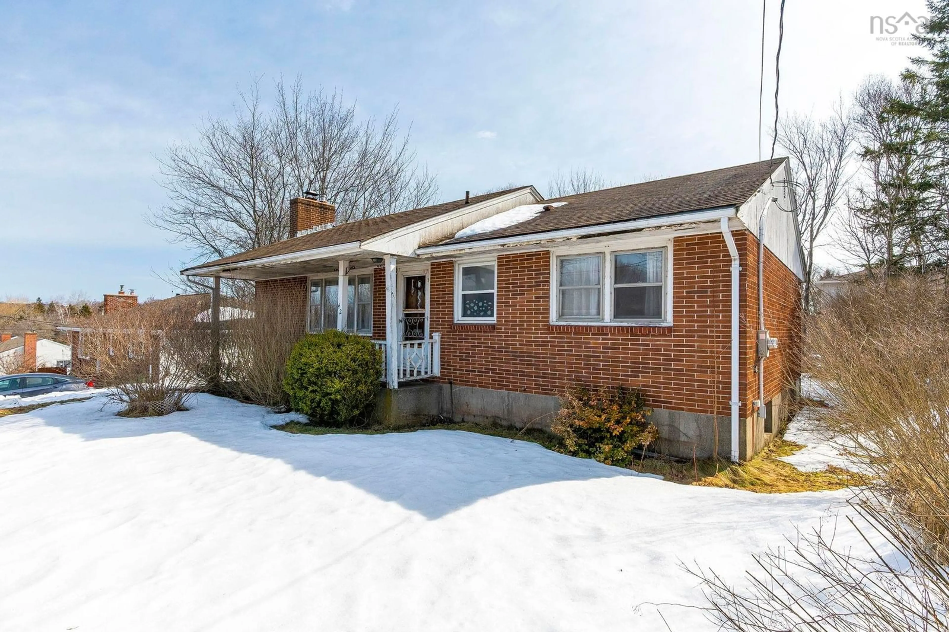 Home with brick exterior material, street for 42 Oakwood Ave, Dartmouth Nova Scotia B2W 3C9