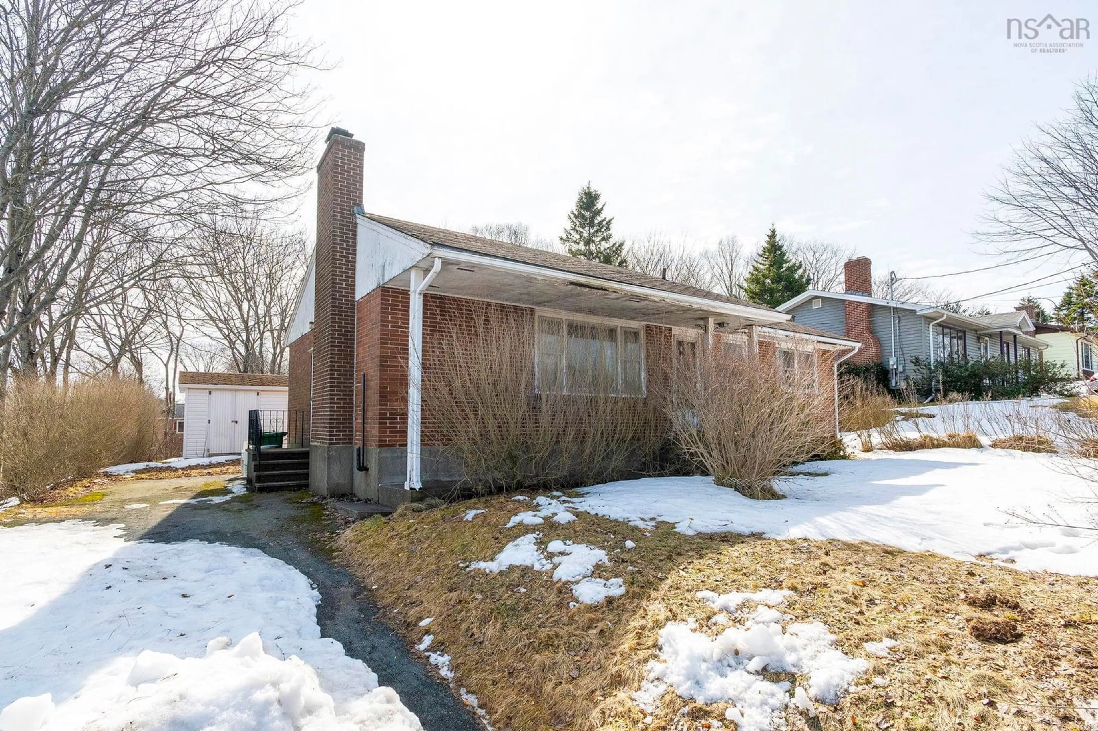 Home with brick exterior material, street for 42 Oakwood Ave, Dartmouth Nova Scotia B2W 3C9