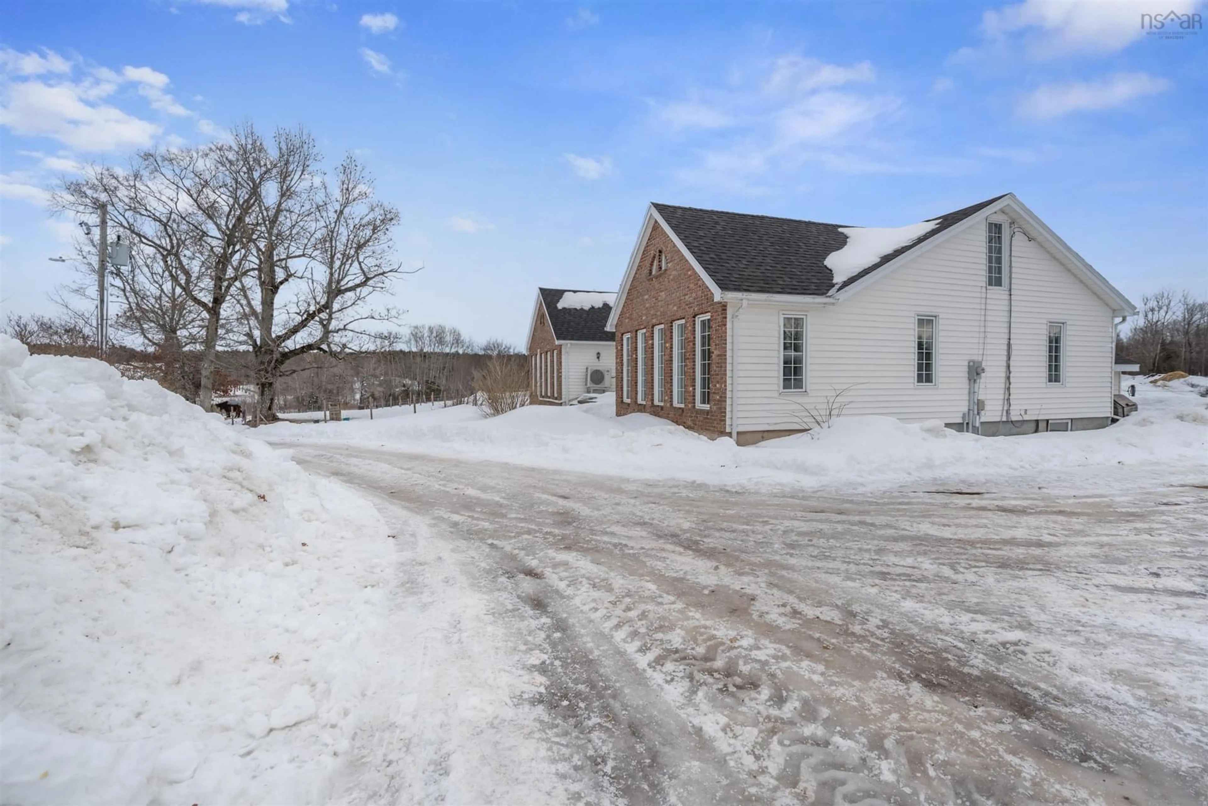 A pic from outside/outdoor area/front of a property/back of a property/a pic from drone, street for 5124 Highway 14 Hwy, Upper Nine Mile River Nova Scotia B2S 3A5