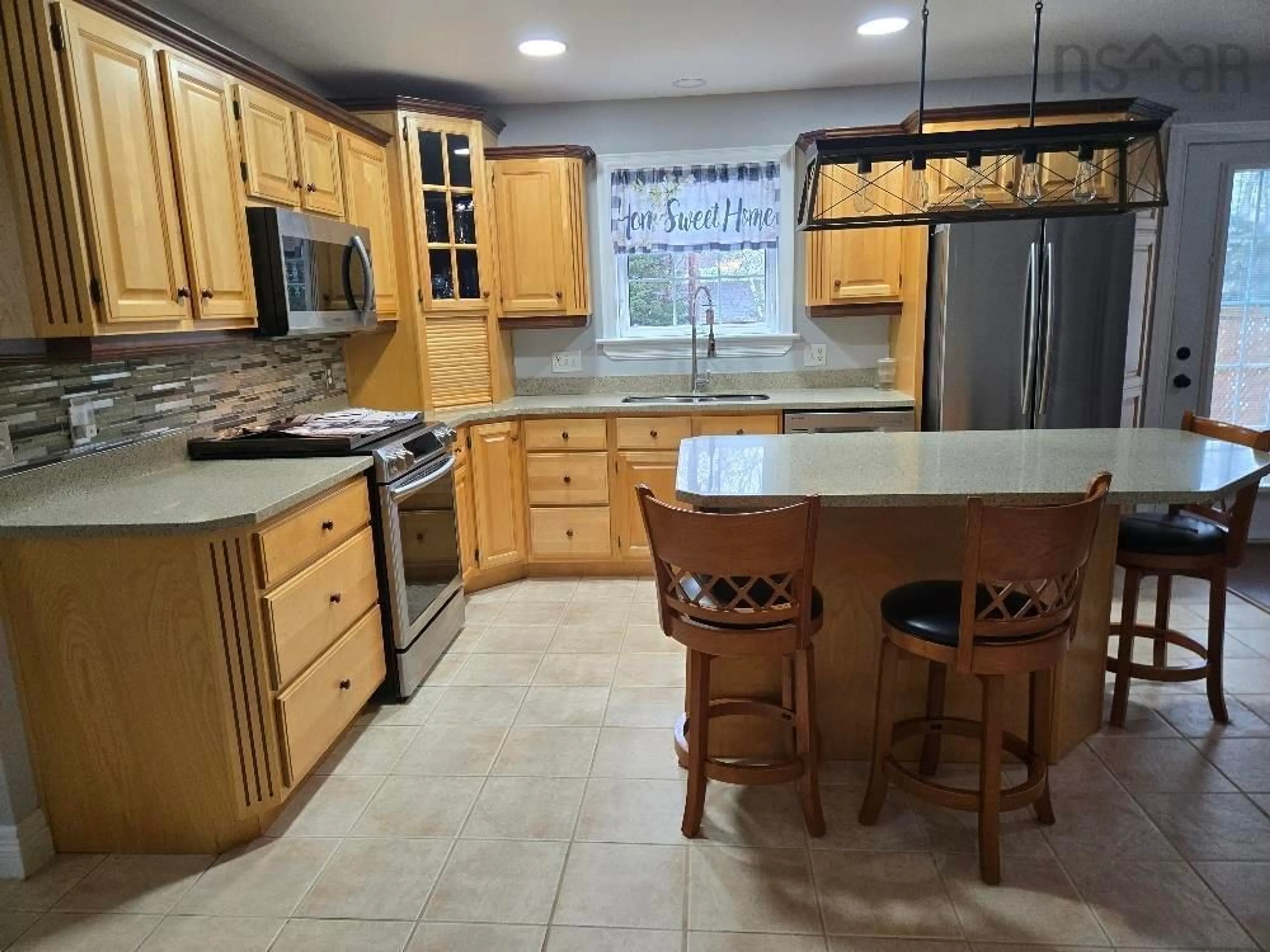 Open concept kitchen, ceramic/tile floor for 126 Sandy Place, Valley Nova Scotia B6L 4G2