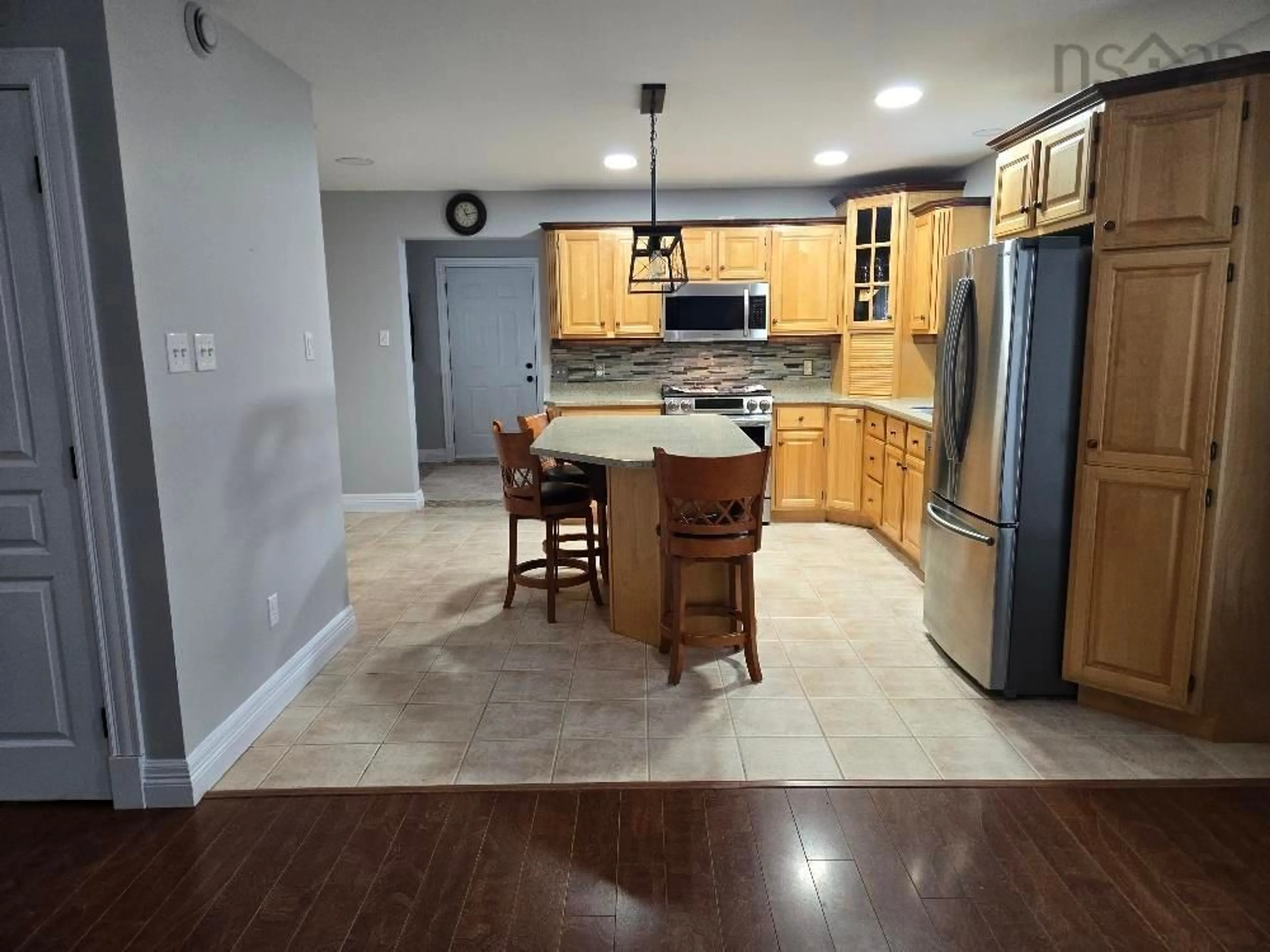 Open concept kitchen, ceramic/tile floor for 126 Sandy Place, Valley Nova Scotia B6L 4G2