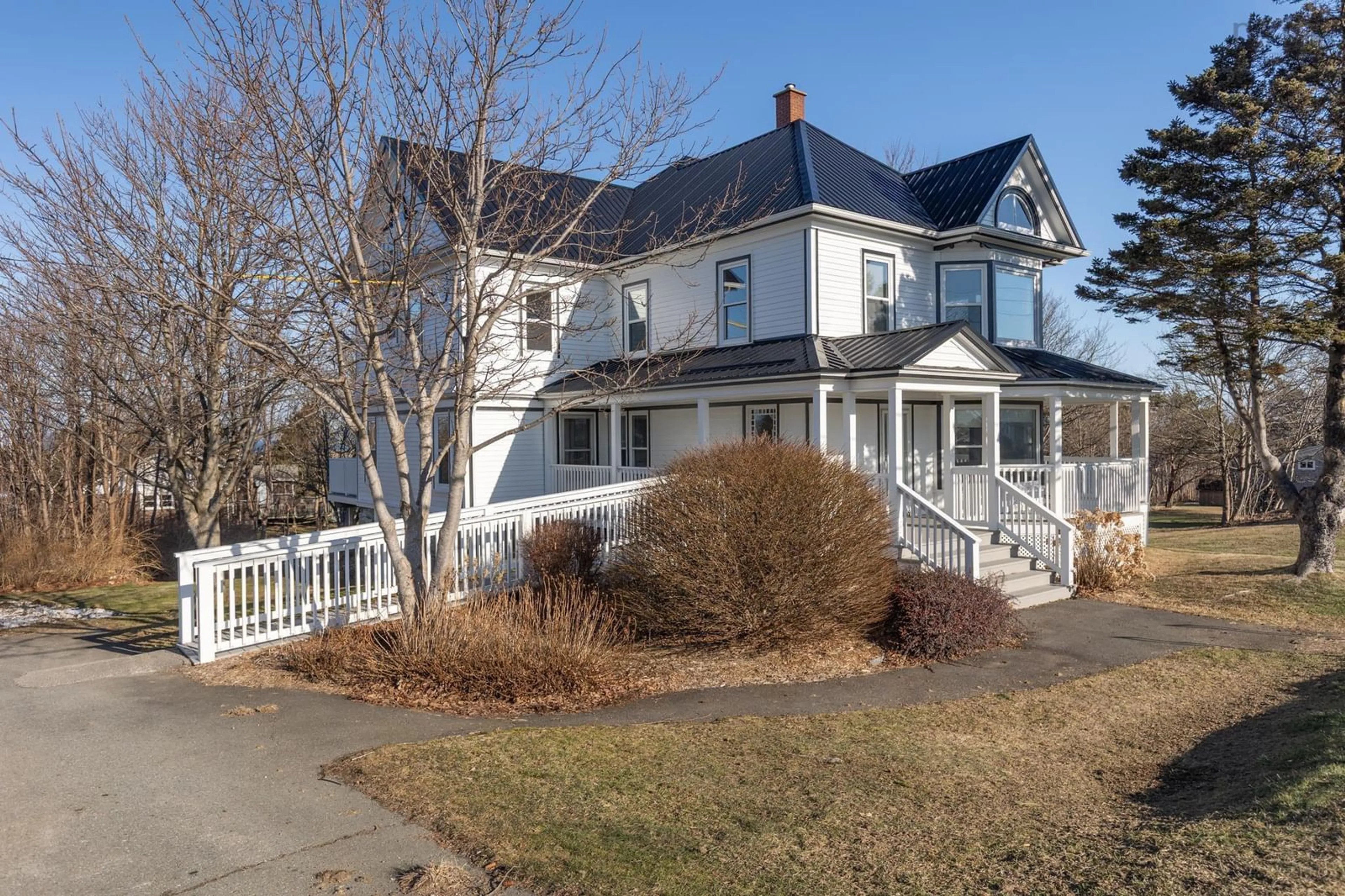 A pic from outside/outdoor area/front of a property/back of a property/a pic from drone, street for 1833 Highway 1, Church Point Nova Scotia B0W 1M0