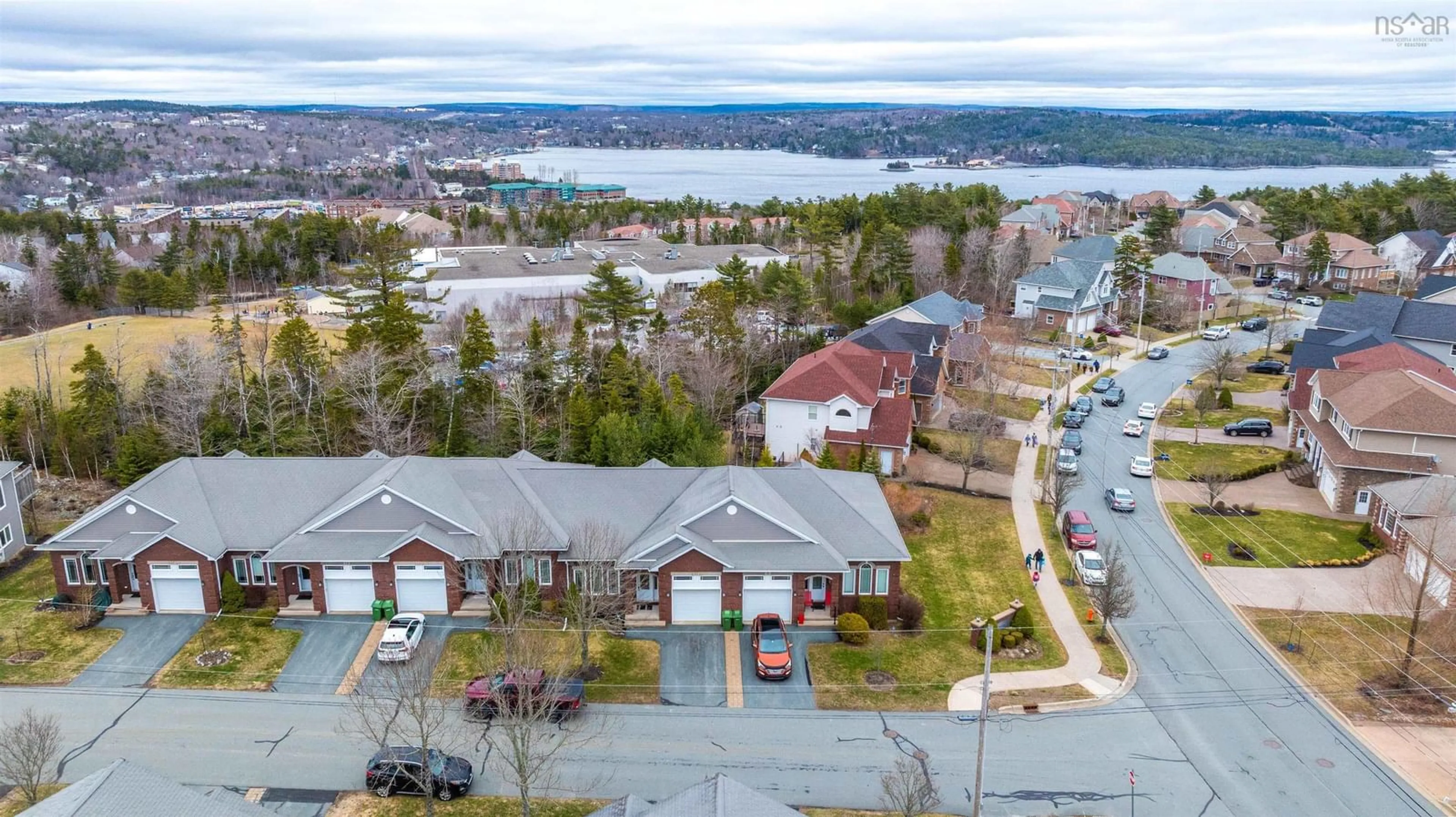 A pic from outside/outdoor area/front of a property/back of a property/a pic from drone, water/lake/river/ocean view for 11 Kirkwood Crt, Bedford Nova Scotia B4A 0A9
