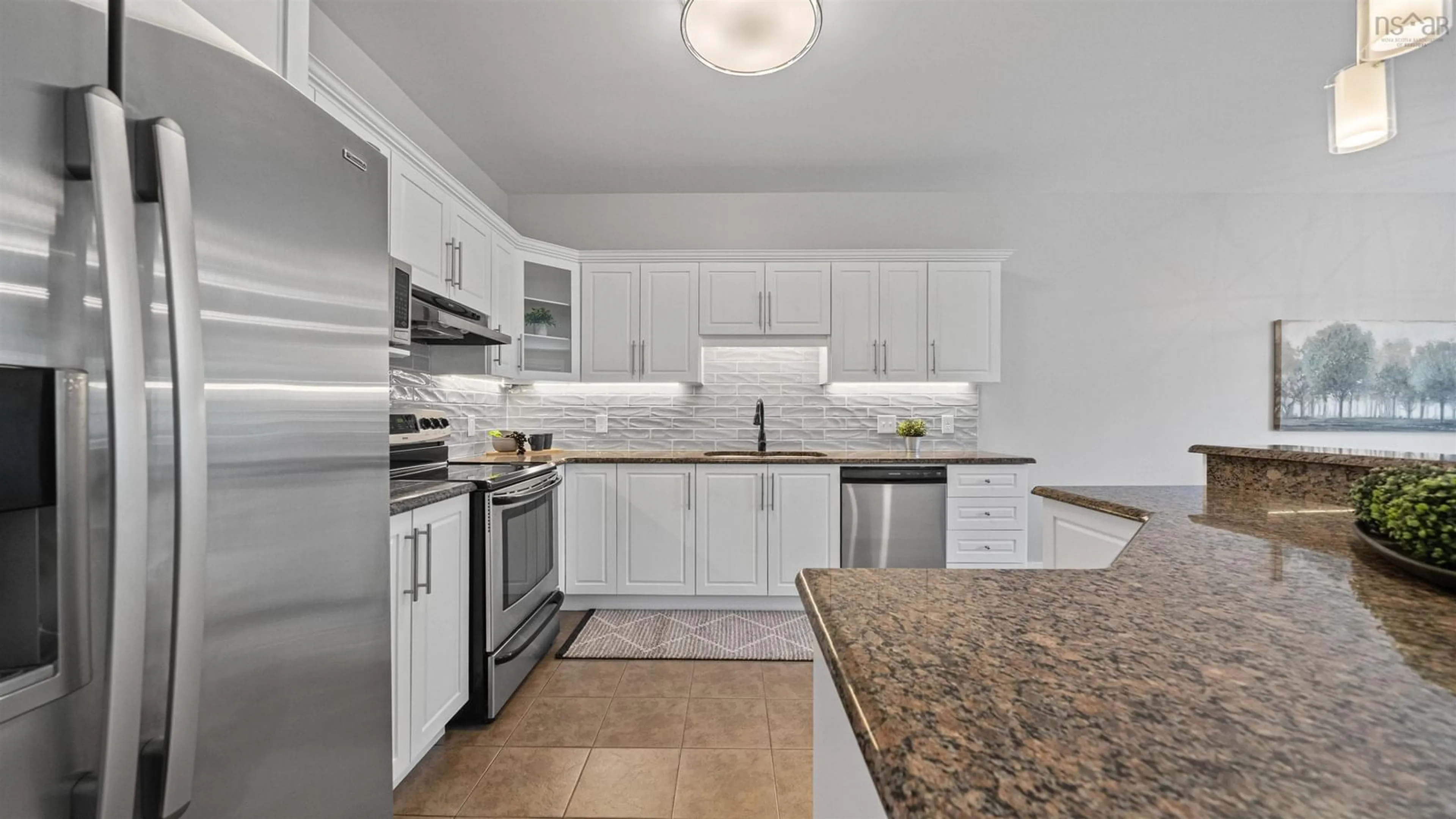 Standard kitchen, ceramic/tile floor for 11 Kirkwood Crt, Bedford Nova Scotia B4A 0A9