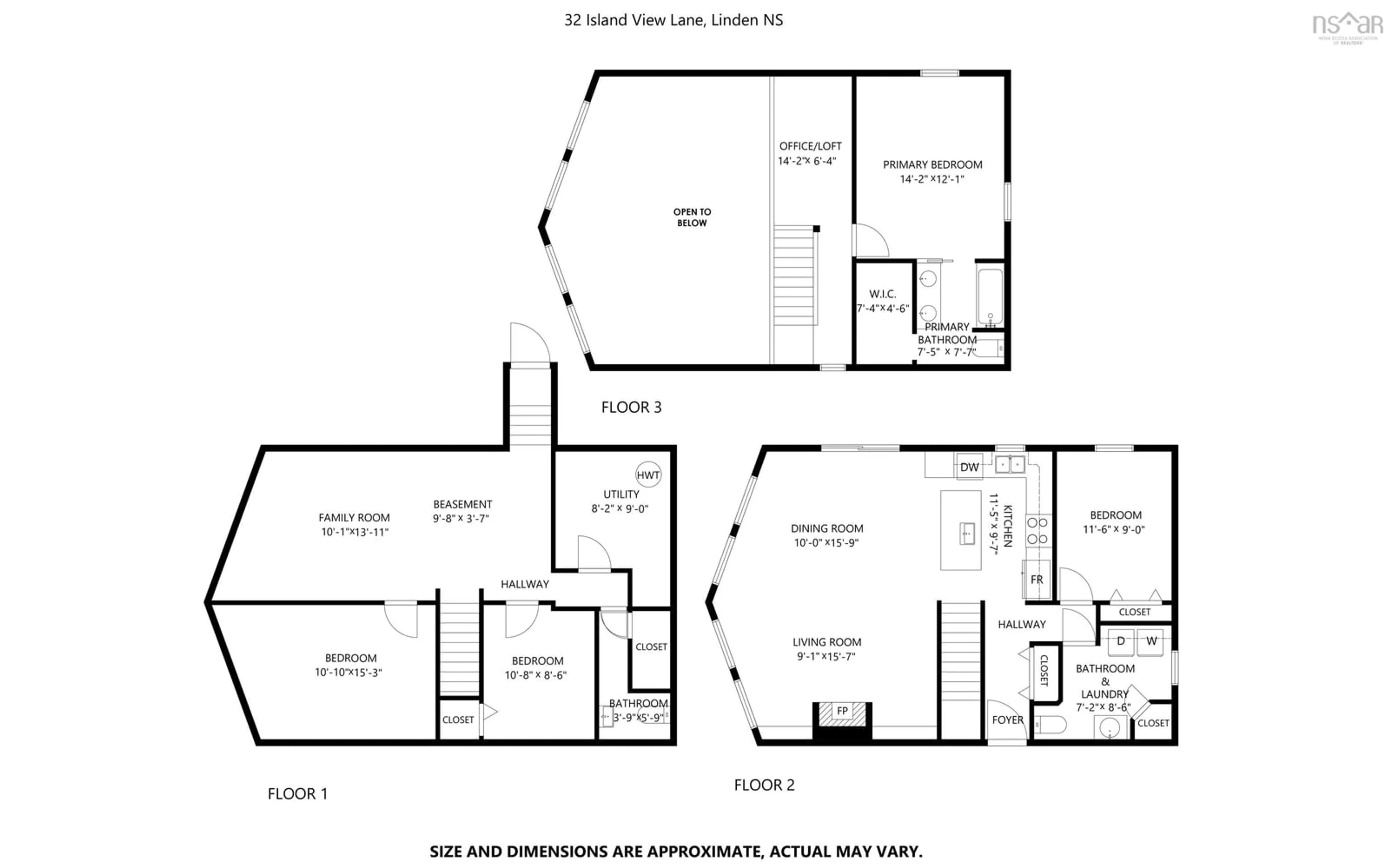 Floor plan for 32 Island View Lane, Linden Nova Scotia B4H 3Y2