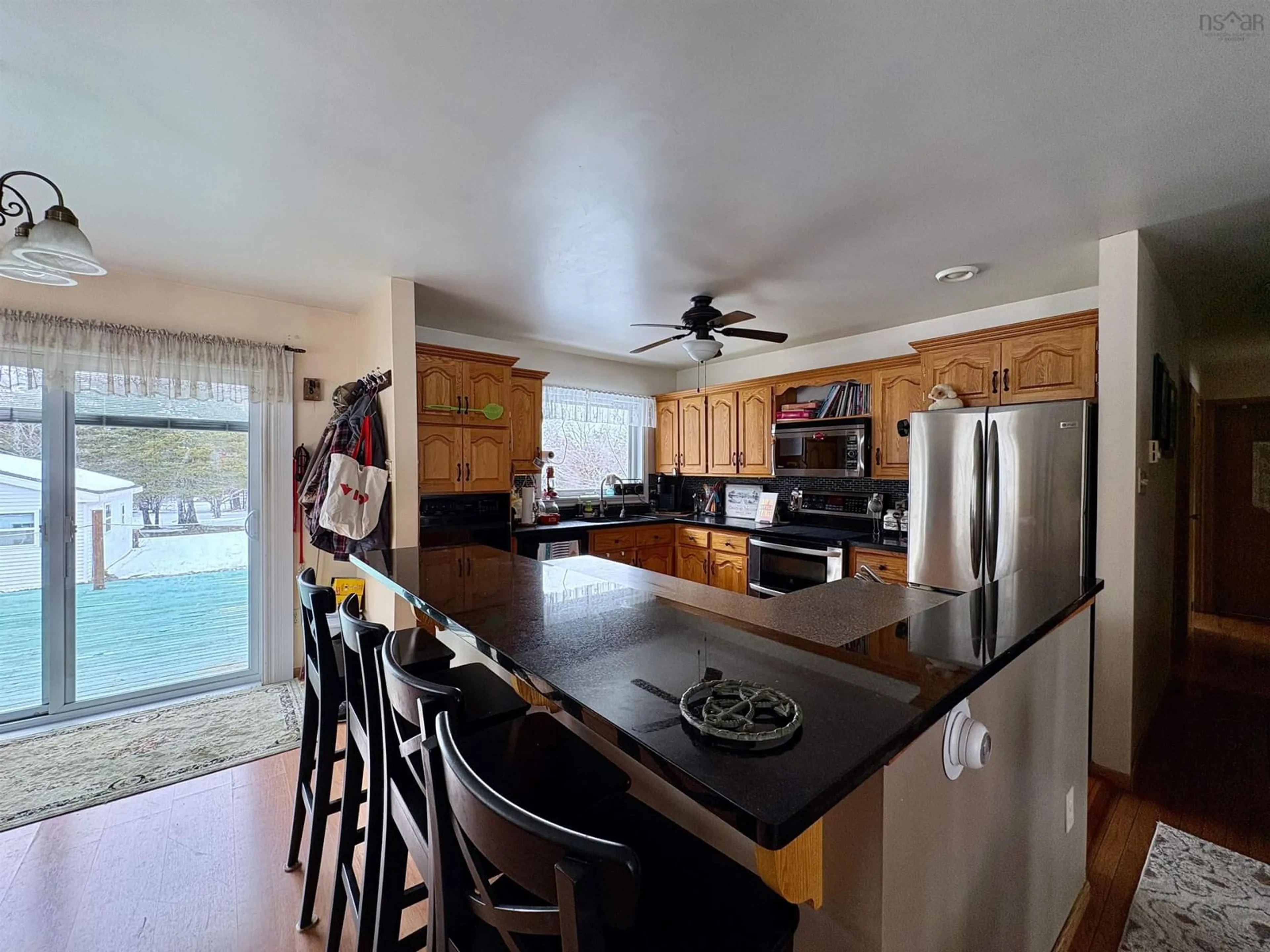 Open concept kitchen, unknown for 30 Janes Lane, Upper Wedgeport Nova Scotia B0W 3M0