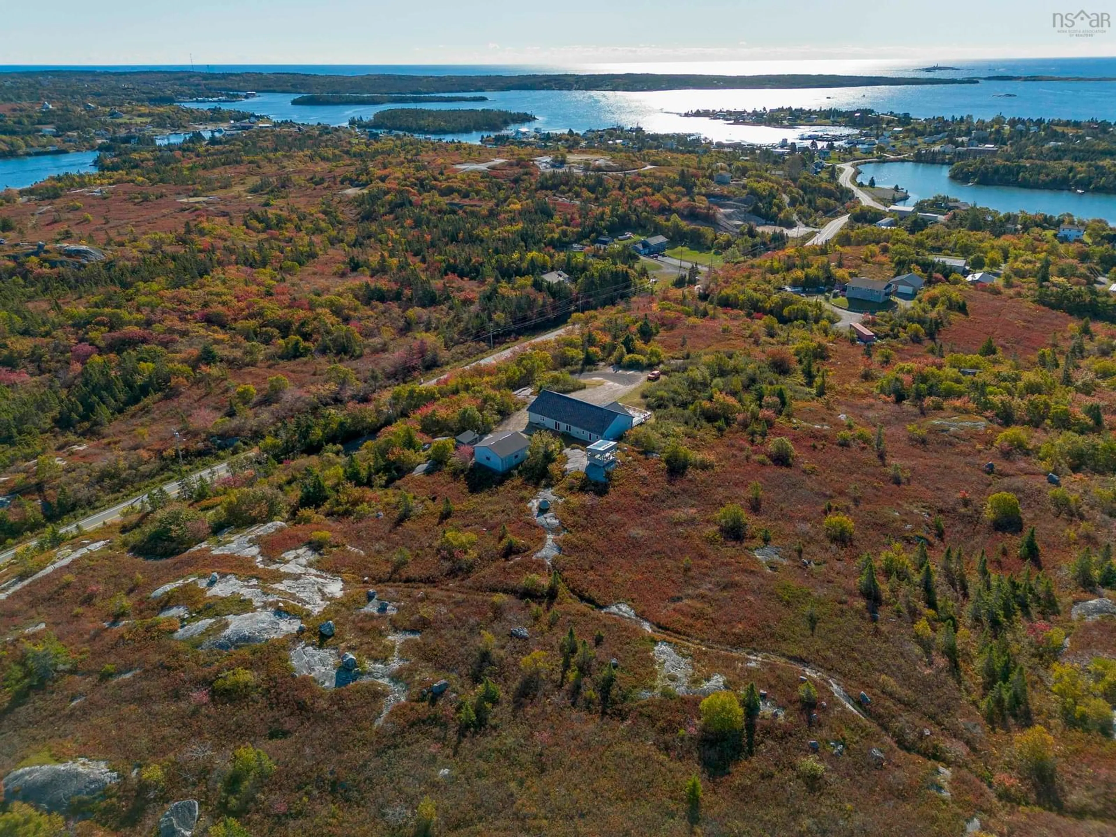 A pic from outside/outdoor area/front of a property/back of a property/a pic from drone, water/lake/river/ocean view for 3491 Old Sambro Rd, Williamswood Nova Scotia B3V 1E9