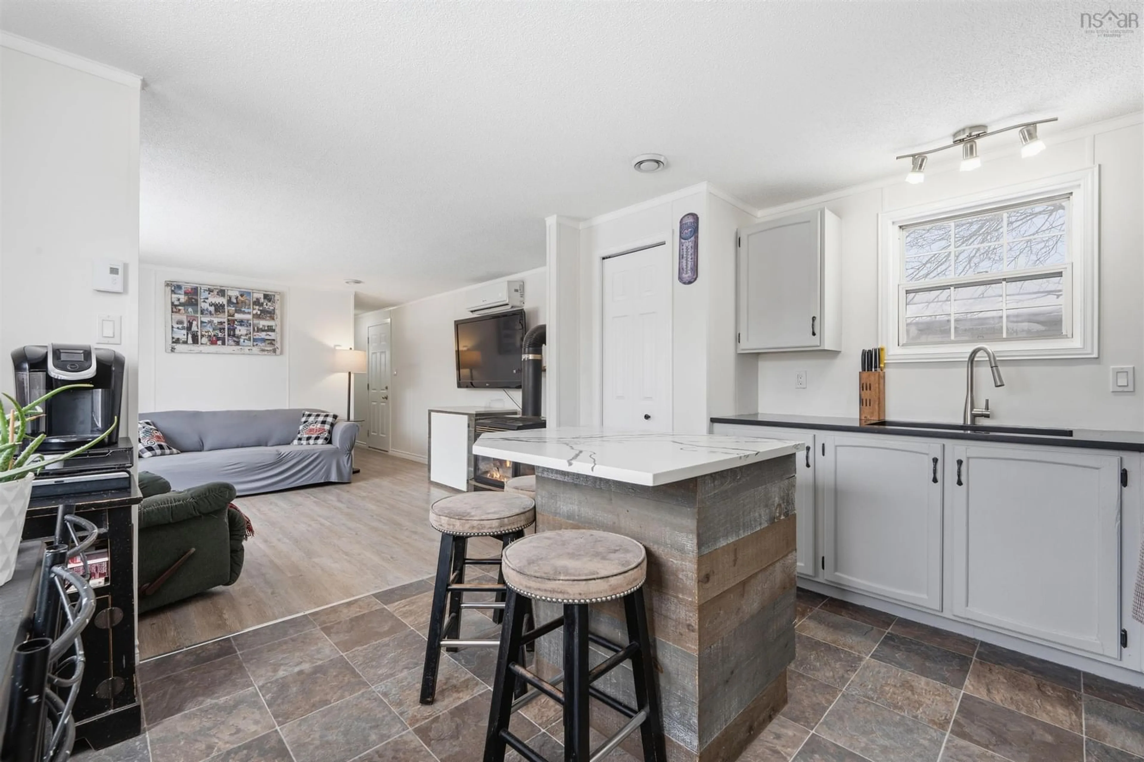 Open concept kitchen, ceramic/tile floor for 30 Champlain Ave, Middle Sackville Nova Scotia B4E 3B2