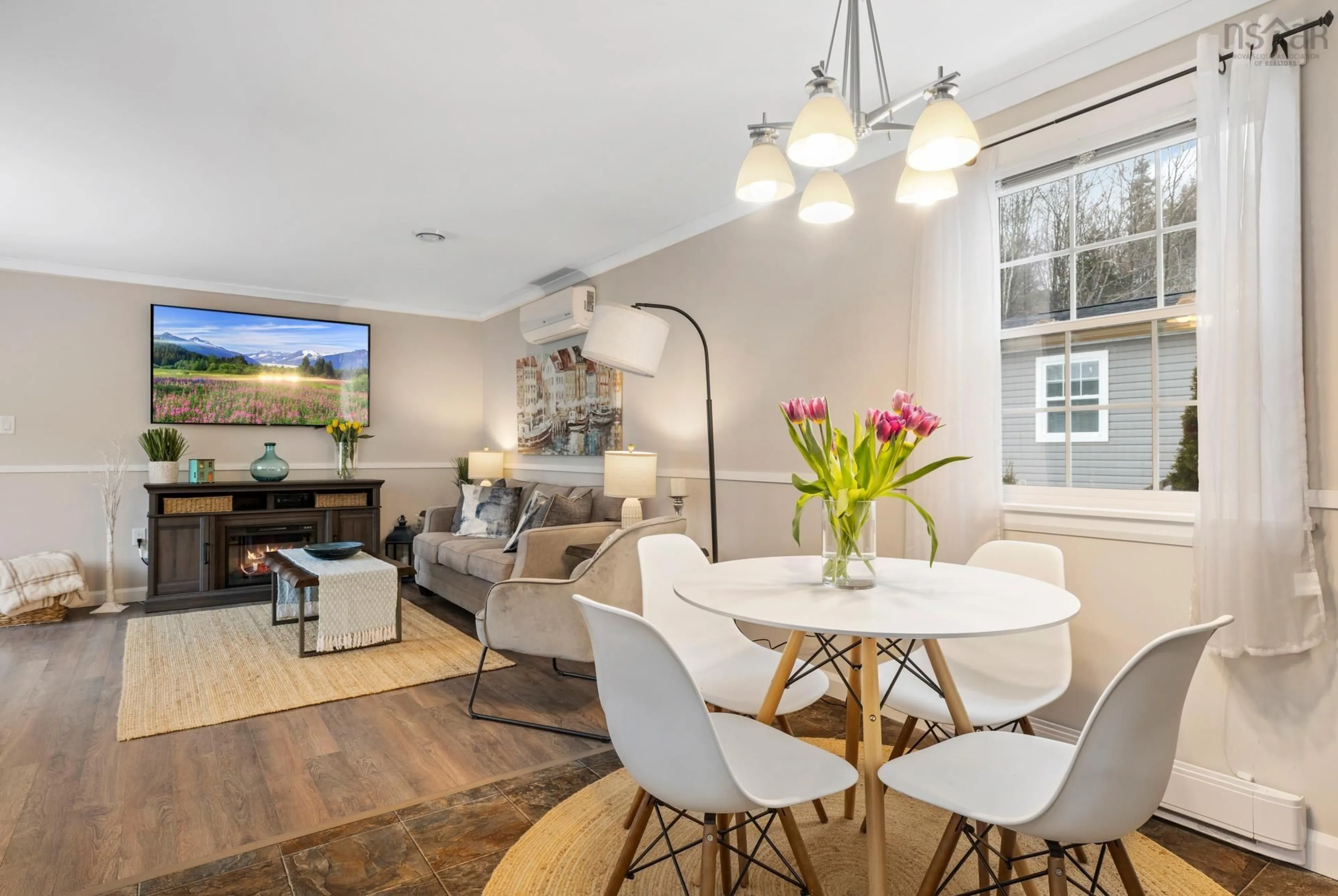 Living room with furniture, unknown for 5 Sea Glass Dr, Simms Settlement Nova Scotia B0J 1T0