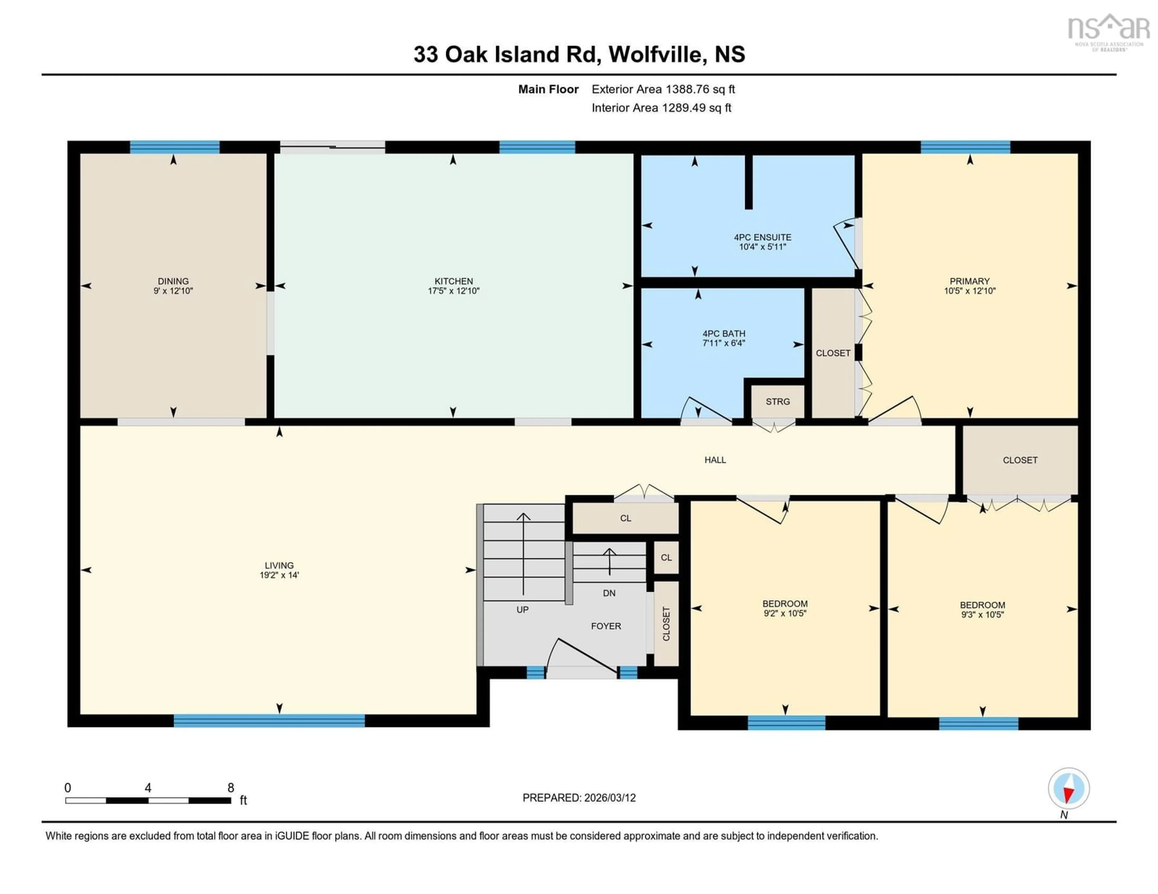 Floor plan for 33 Oak Island Rd, Avonport Nova Scotia B4P 2R3