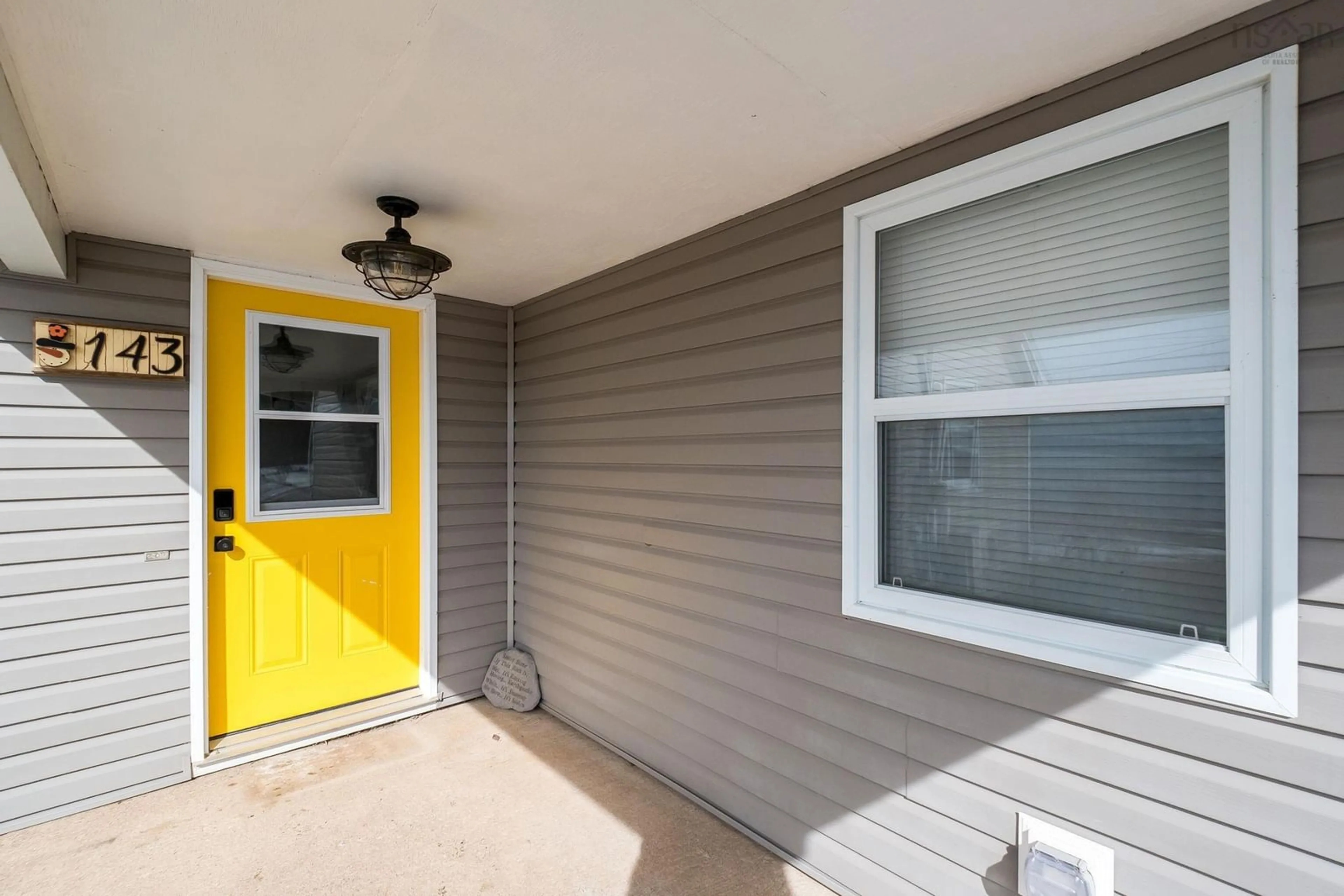 Home with vinyl exterior material, street for 143 Oxley Steele Rd, Scots Bay Nova Scotia B0P 1H0