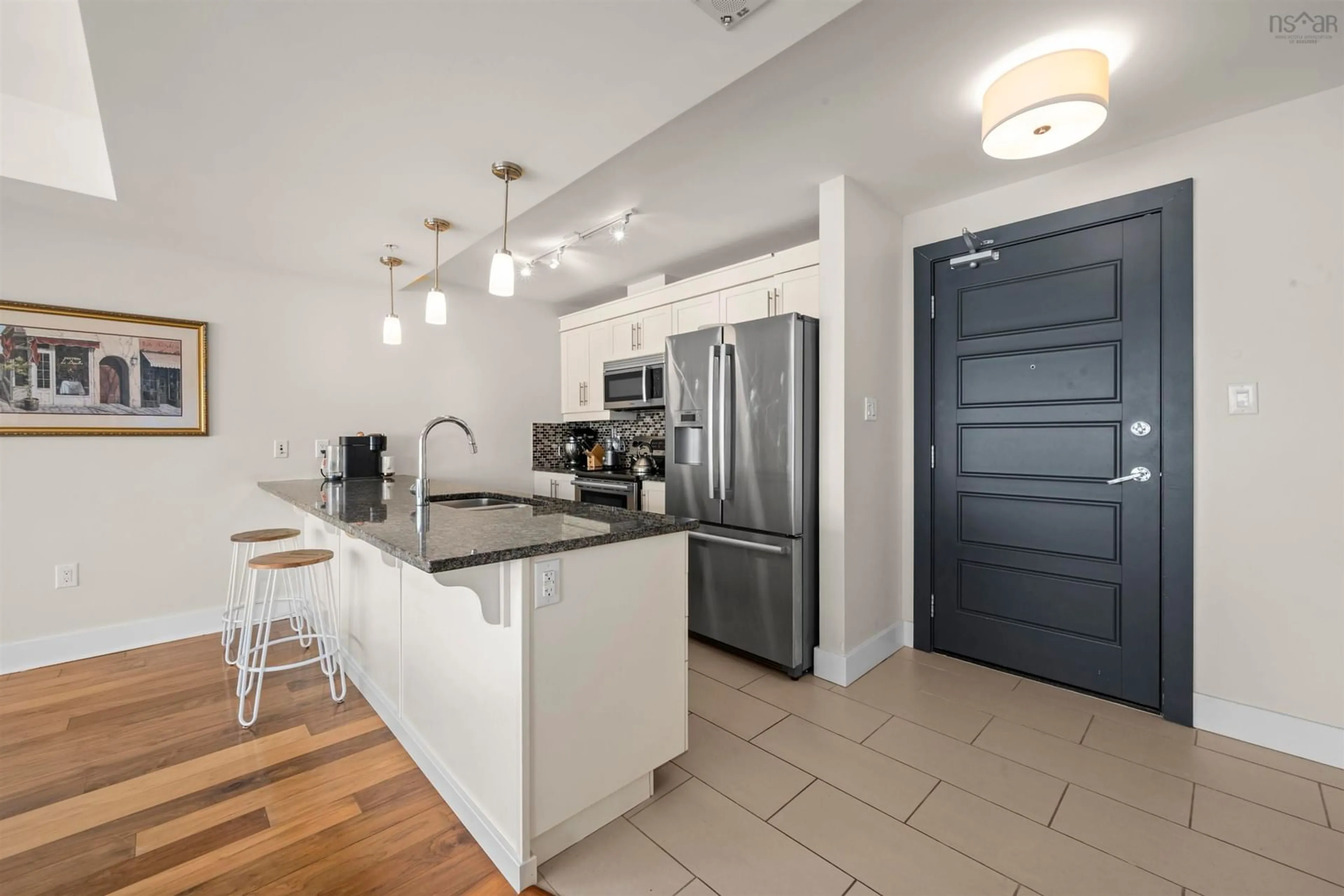 Open concept kitchen, ceramic/tile floor for 31 Kings Wharf Pl #806, Dartmouth Nova Scotia B2Y 0C1