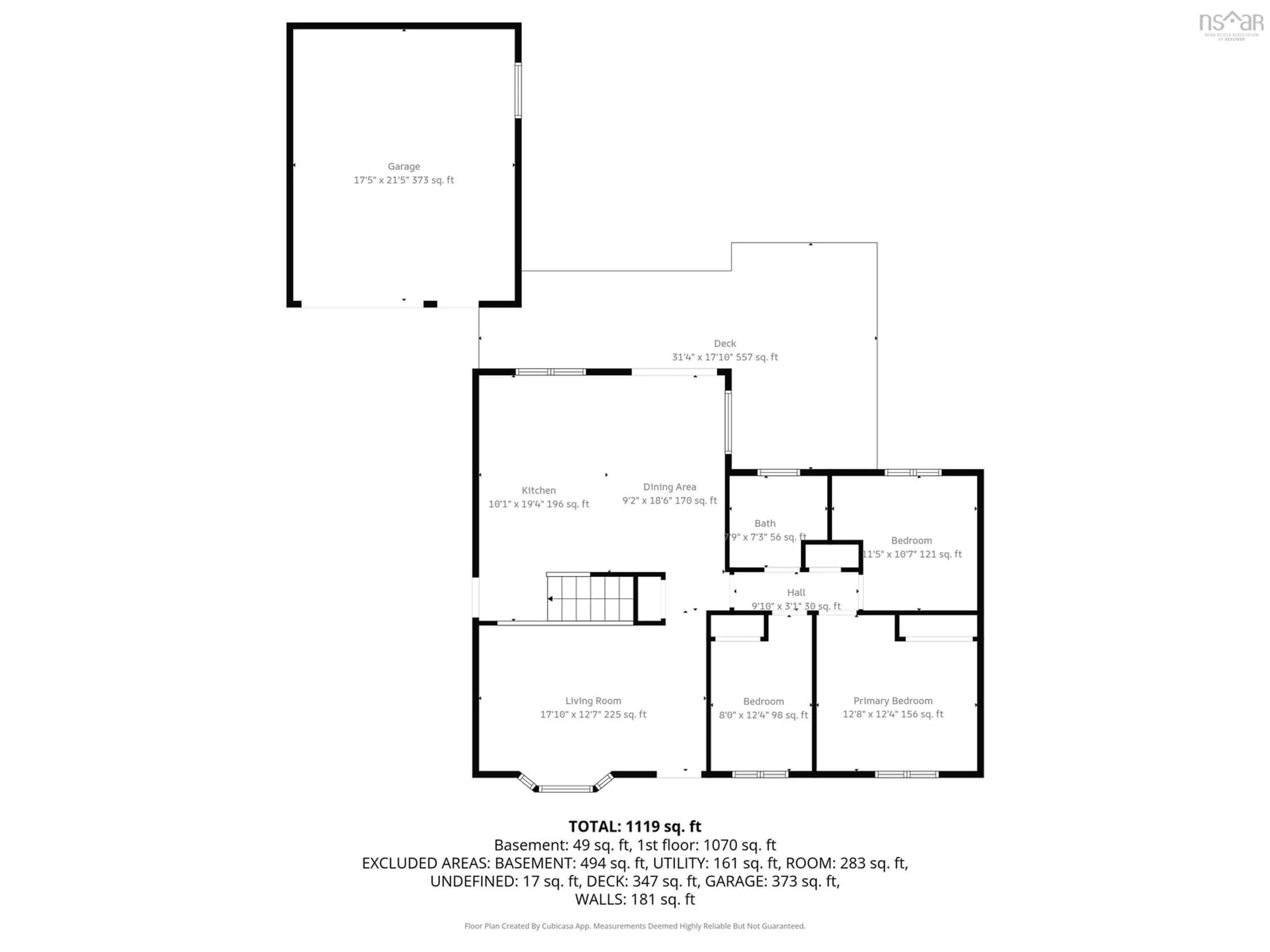Floor plan for 218 Donegal Dr, Cole Harbour Nova Scotia B2V 1P3