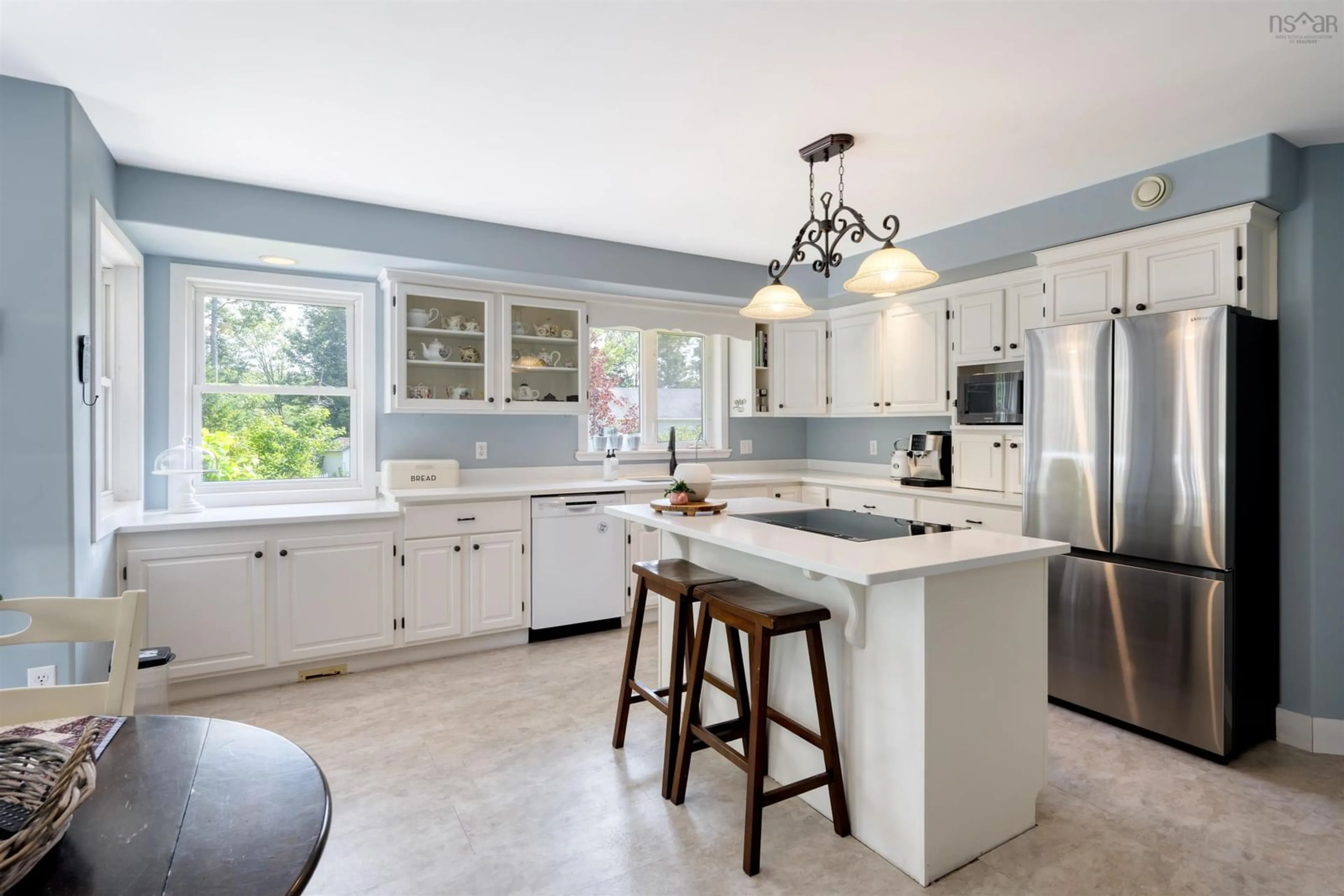 Open concept kitchen, ceramic/tile floor for 22034 Highway 7, Sheet Harbour Nova Scotia B0J 3B0