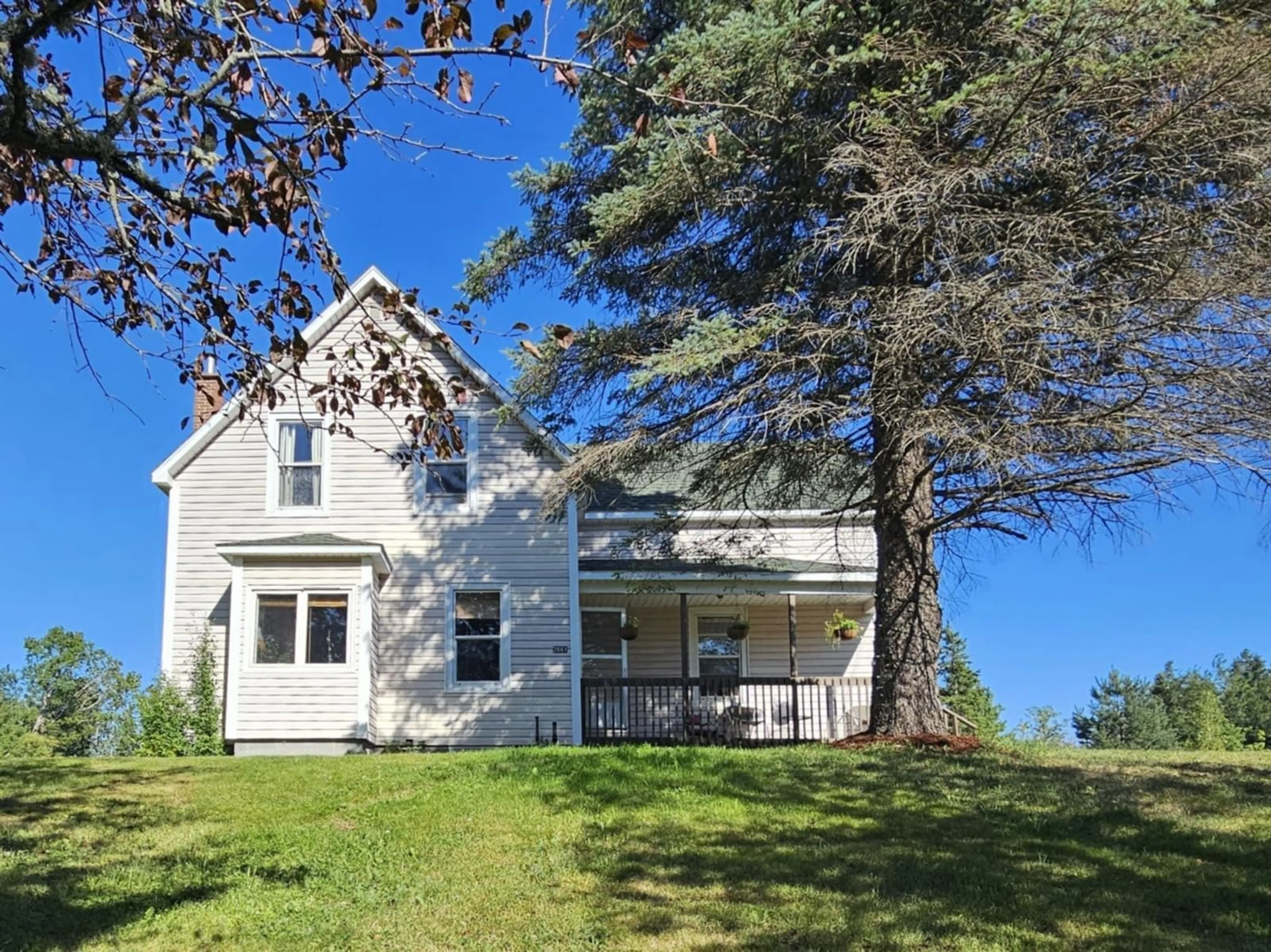A pic from outside/outdoor area/front of a property/back of a property/a pic from drone, unknown for 2661 Foxbrook Rd, Westville Nova Scotia B0K 2A0