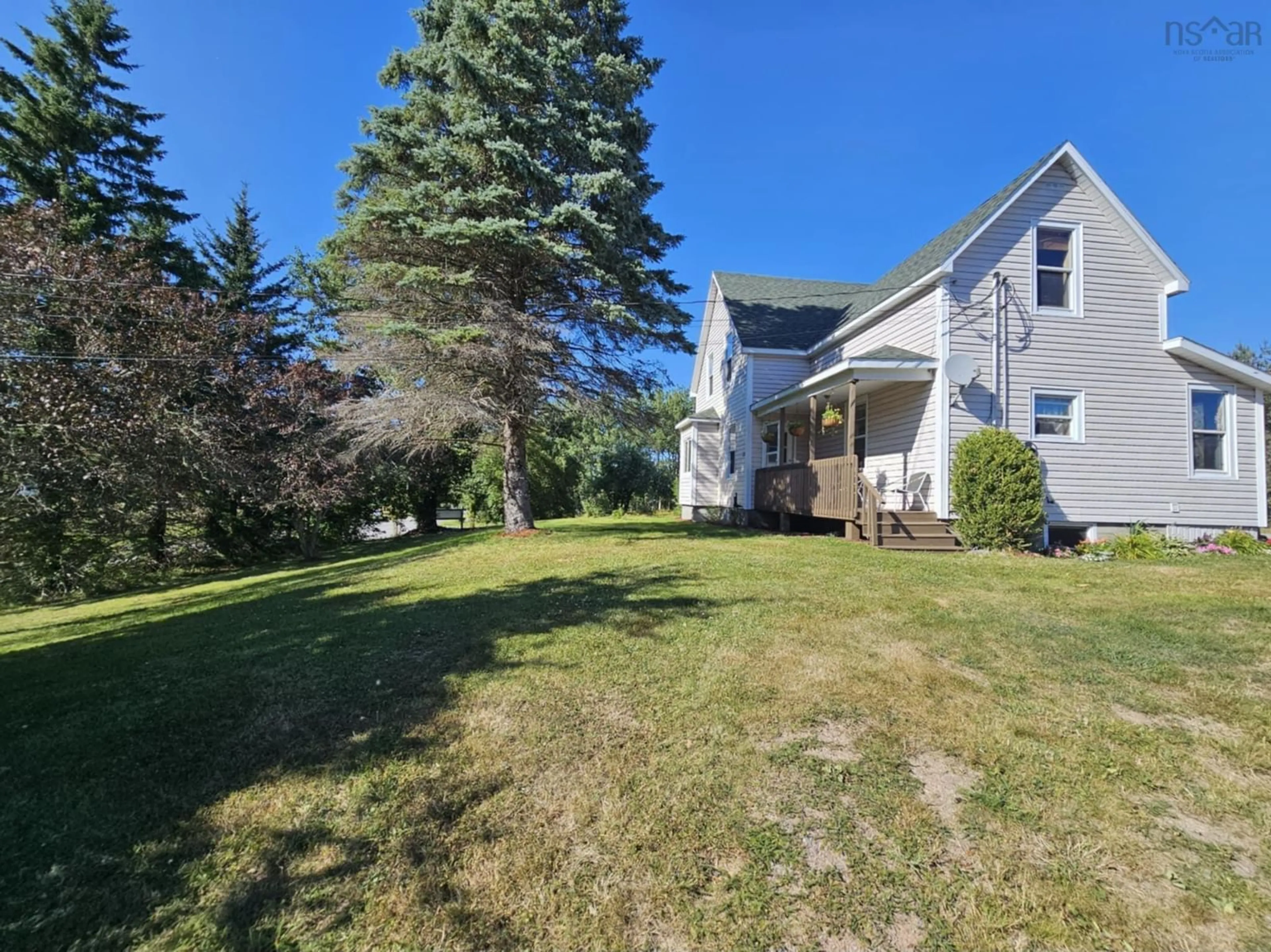 A pic from outside/outdoor area/front of a property/back of a property/a pic from drone, unknown for 2661 Foxbrook Rd, Westville Nova Scotia B0K 2A0