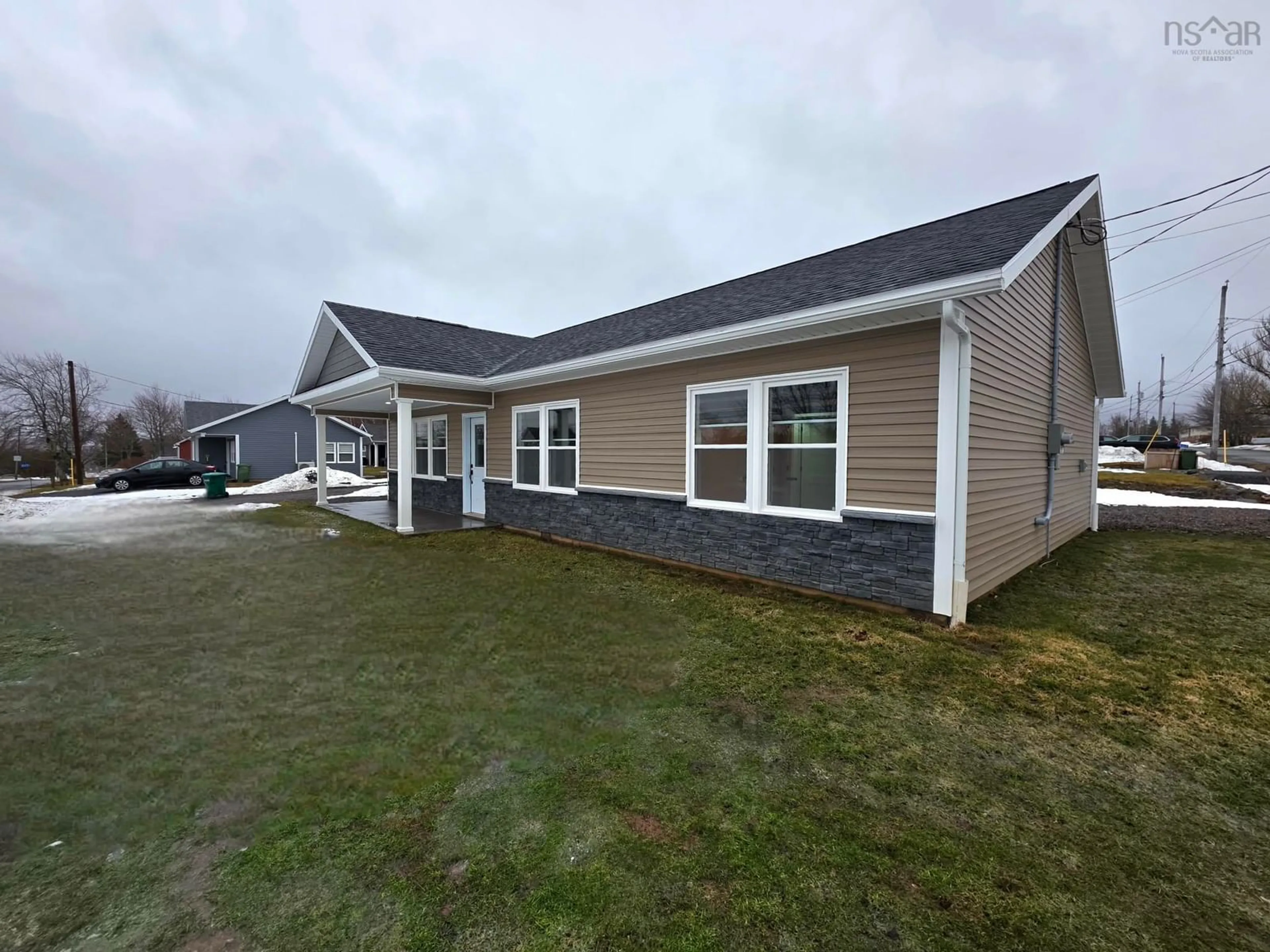 Home with vinyl exterior material, building for 2173 Spring Garden Rd, Westville Nova Scotia B0K 2A0