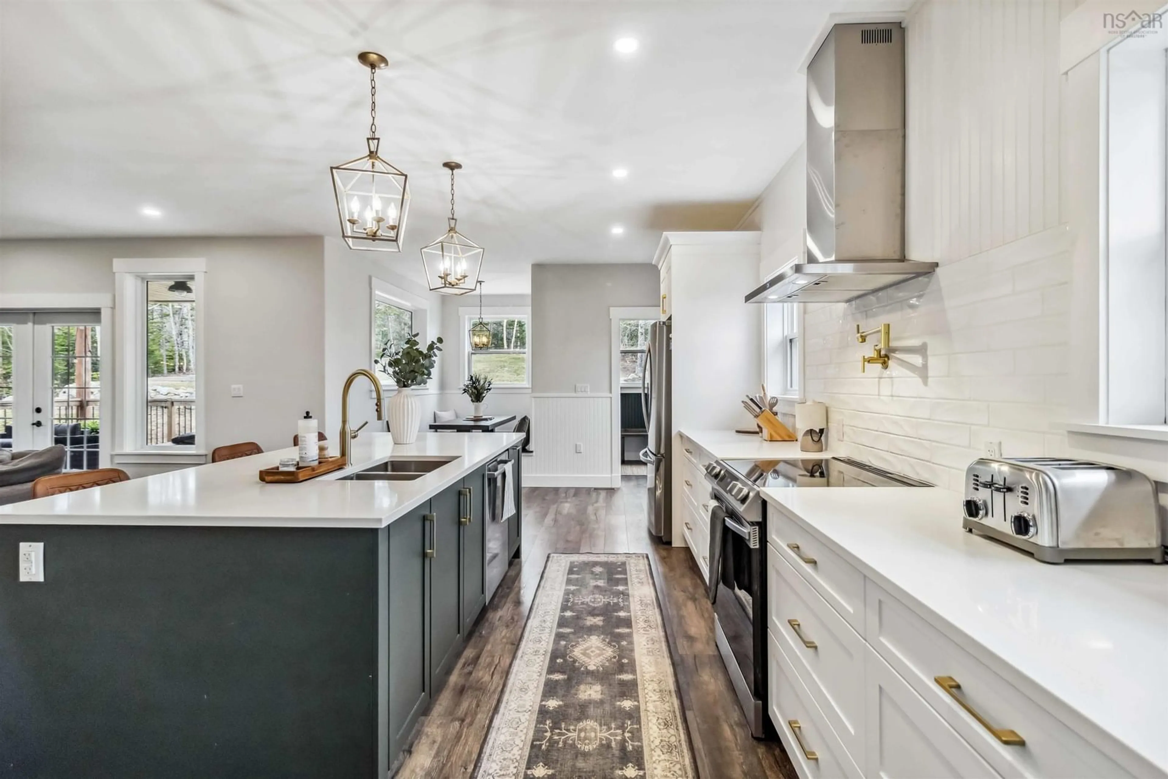 Open concept kitchen, ceramic/tile floor for 43 Alderberry Lane, Upper Tantallon Nova Scotia B3Z 4P9