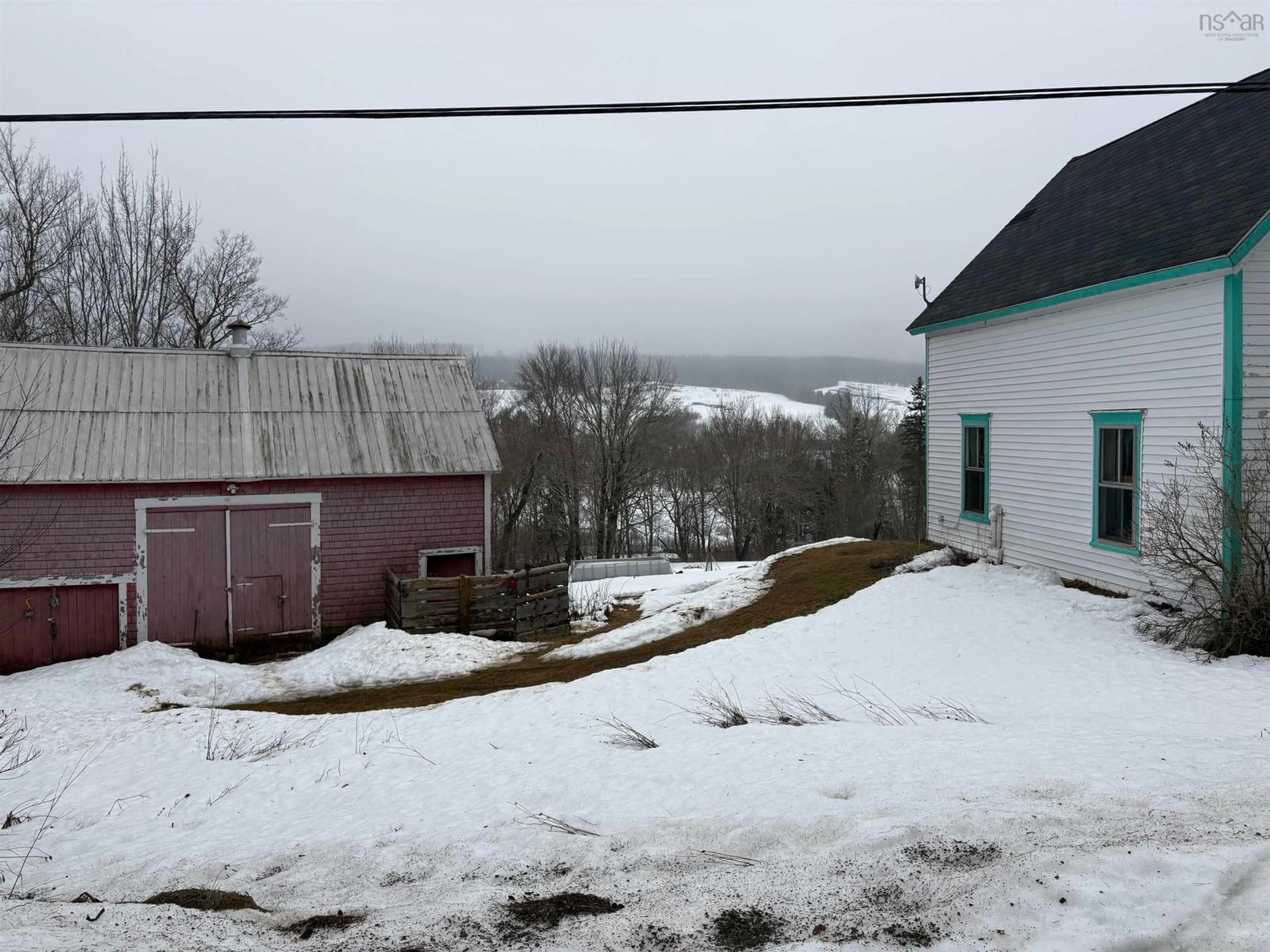 A pic from outside/outdoor area/front of a property/back of a property/a pic from drone, mountain view for 535 East River East Side Rd, Glencoe Nova Scotia B0K 1B0