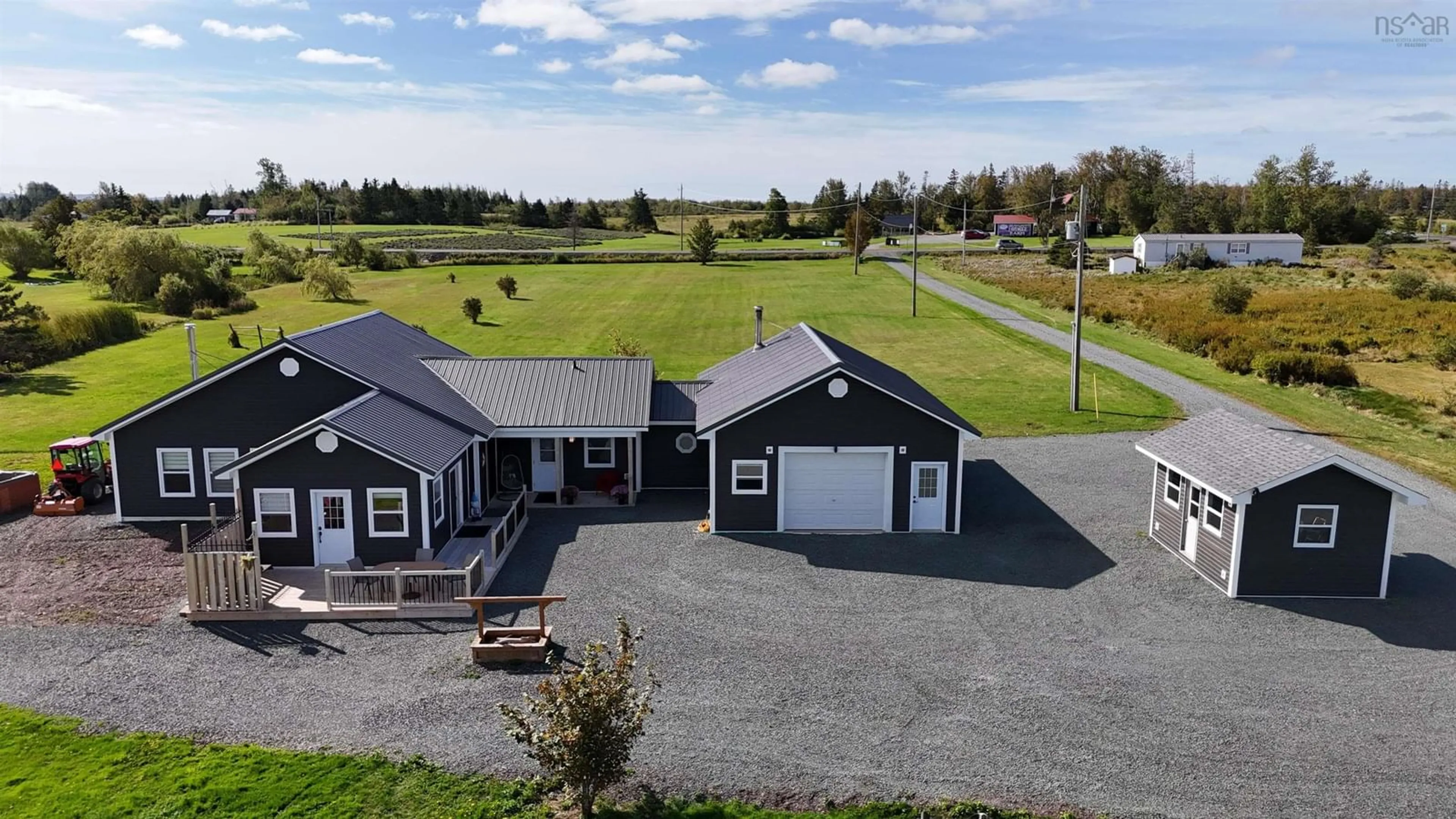 A pic from outside/outdoor area/front of a property/back of a property/a pic from drone, unknown for 26 Macmaster Lane, Seafoam Nova Scotia B0K 1N0