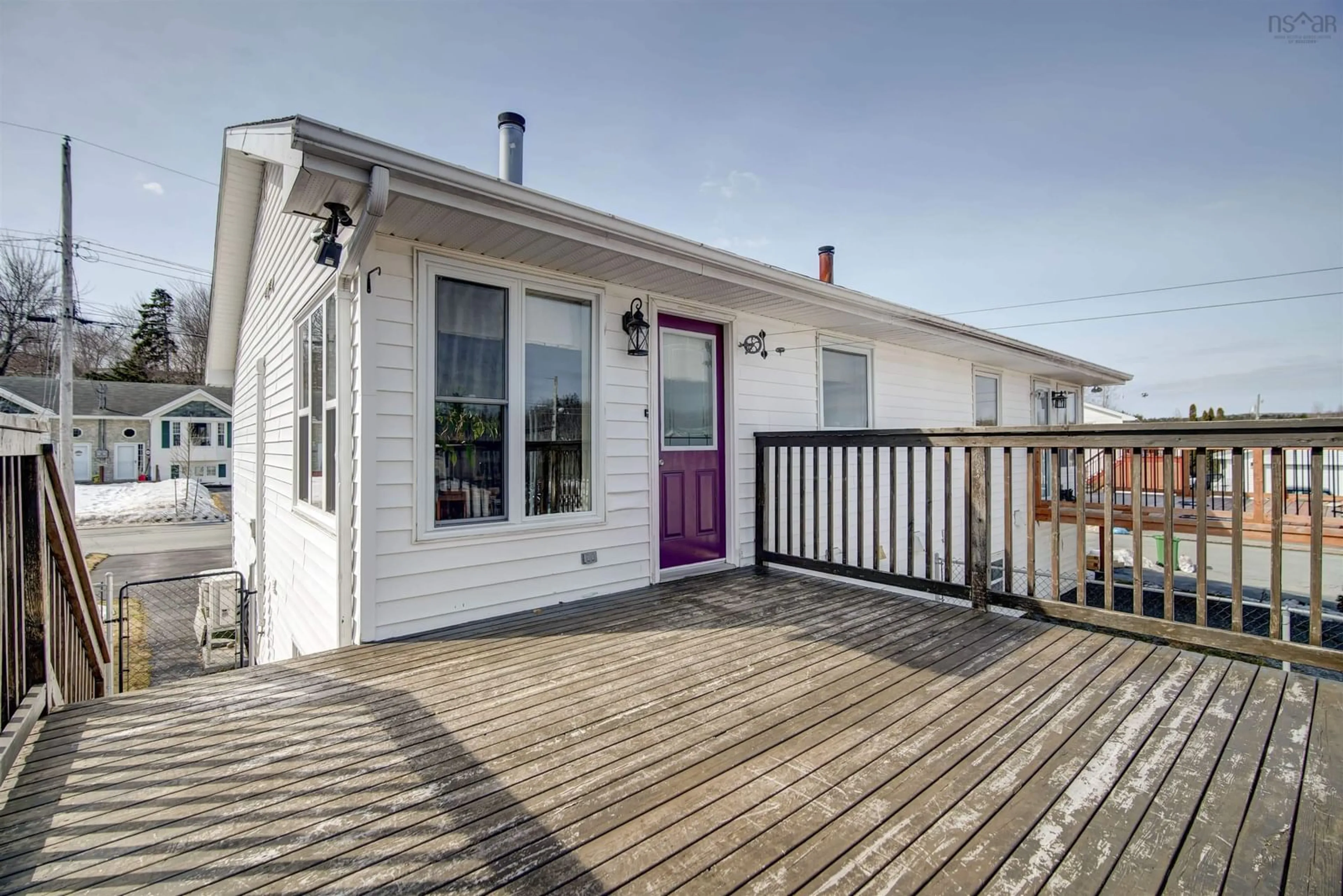 Home with vinyl exterior material, street for 39 Haddad Dr, Lower Sackville Nova Scotia B4C 4B9