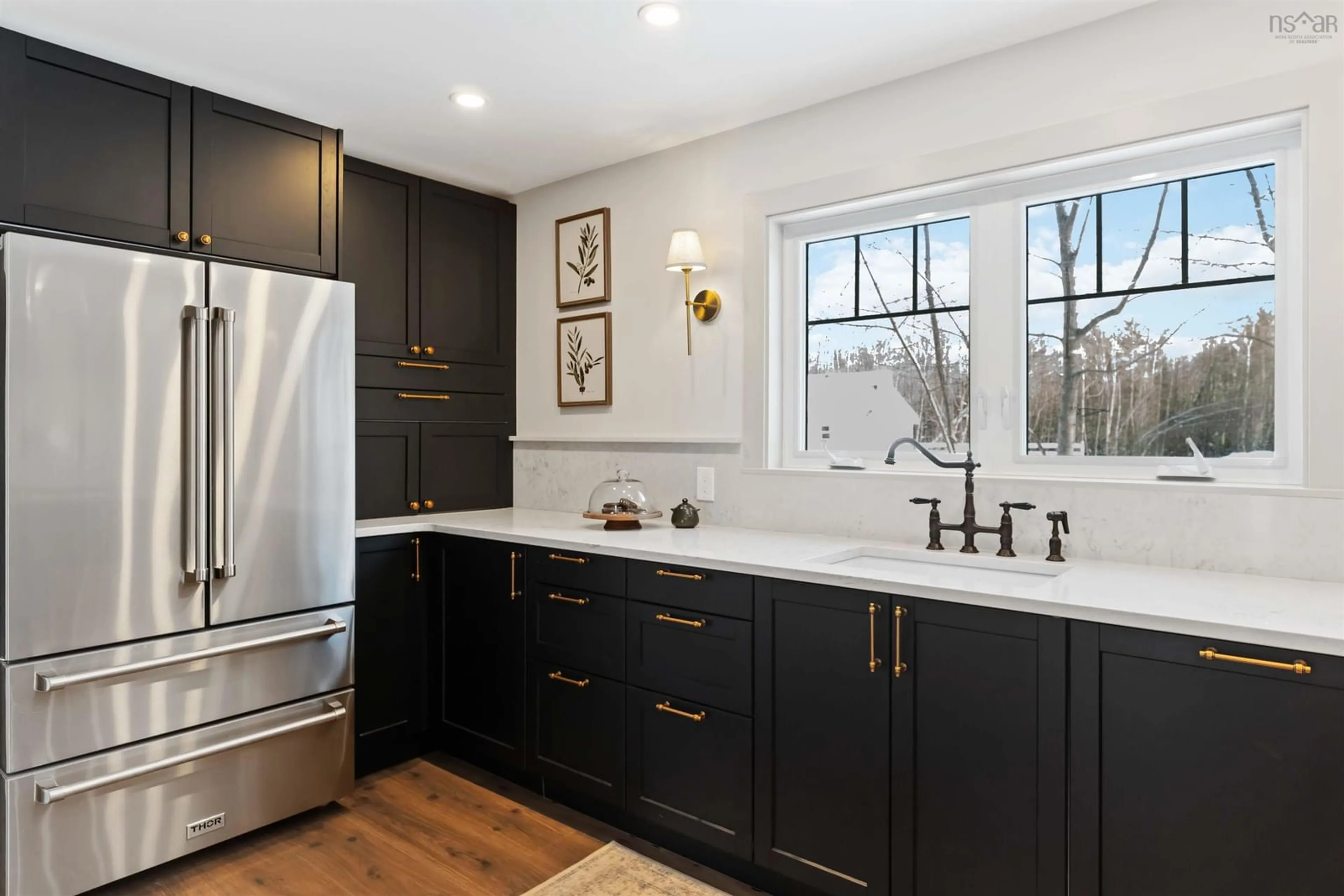 Contemporary kitchen, ceramic/tile floor for 66 Ben Jackson Rd, Hants Border Nova Scotia B0P 1P0