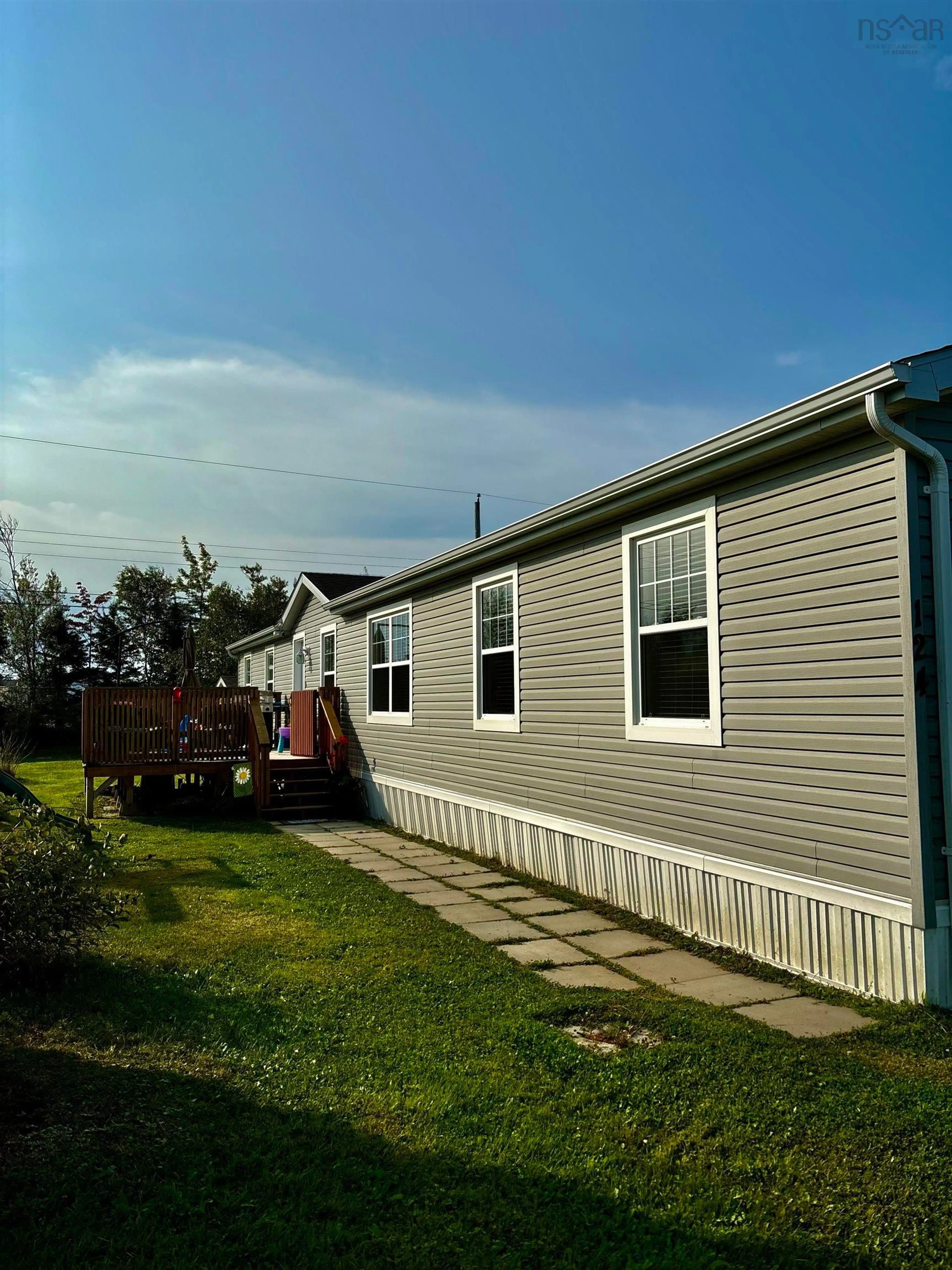 Home with vinyl exterior material, street for 124 Liberty Lane, Antigonish Nova Scotia B2G 0B4