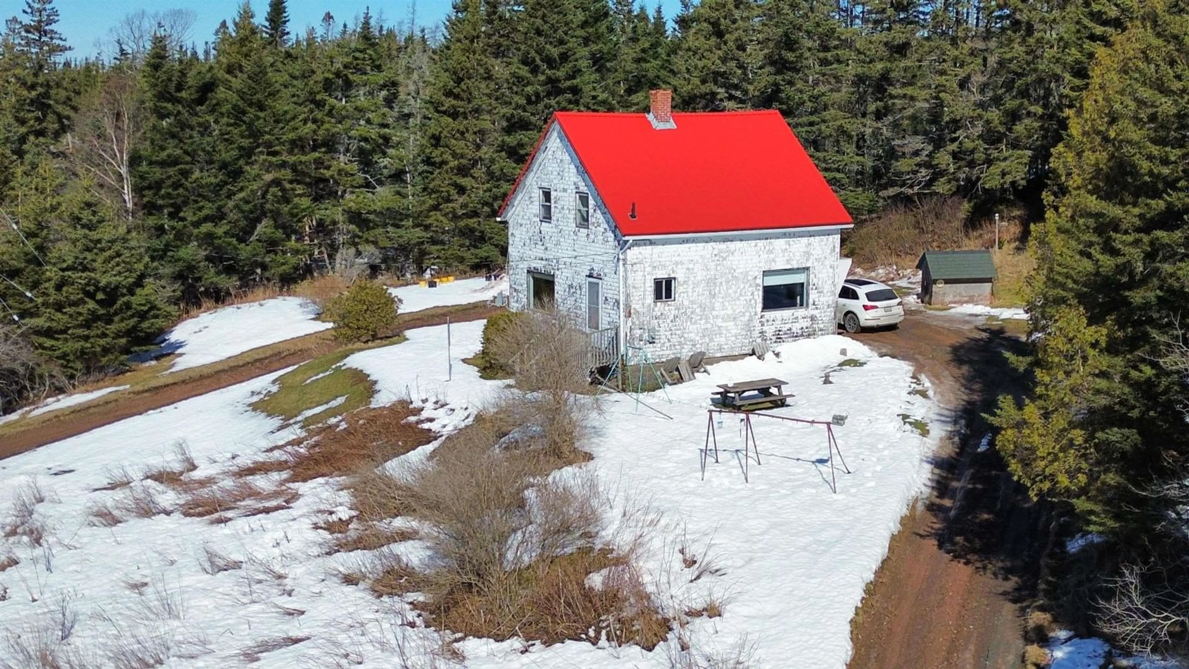A pic from outside/outdoor area/front of a property/back of a property/a pic from drone, building for 12728 Highway 4 Hwy, Soldiers Cove Nova Scotia B0E 3B0
