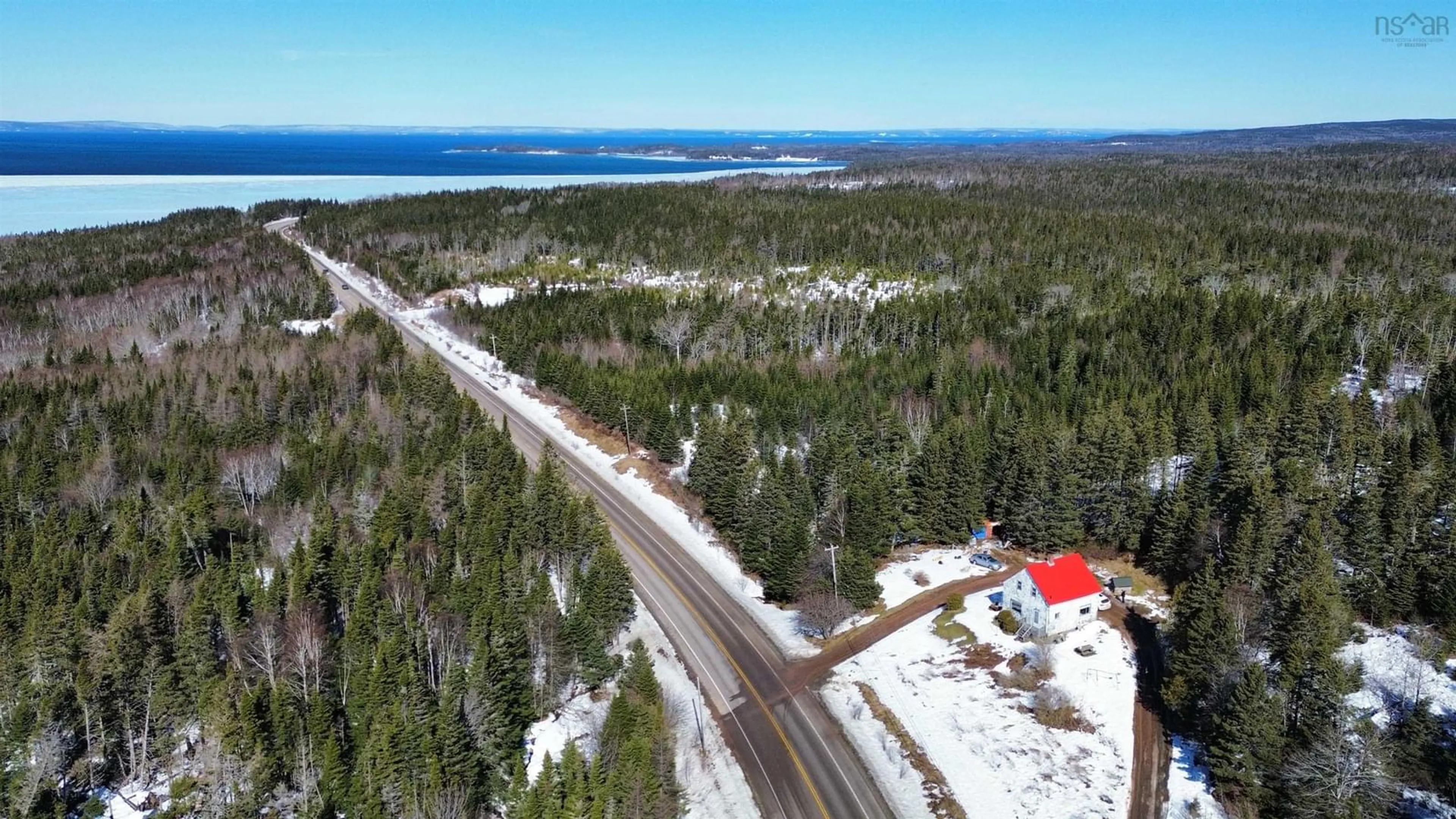 A pic from outside/outdoor area/front of a property/back of a property/a pic from drone, unknown for 12728 Highway 4 Hwy, Soldiers Cove Nova Scotia B0E 3B0