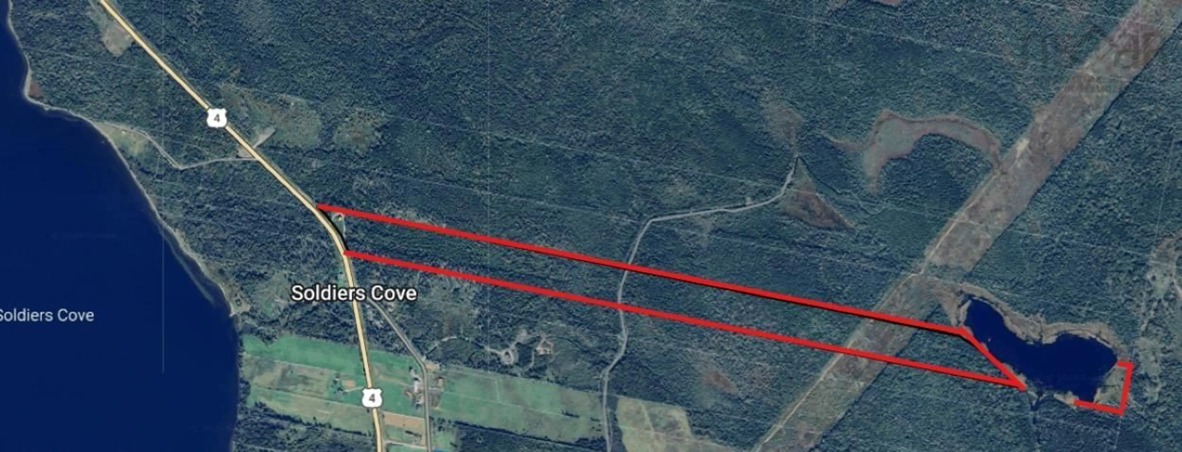 Picture of a map for 12728 Highway 4 Hwy, Soldiers Cove Nova Scotia B0E 3B0
