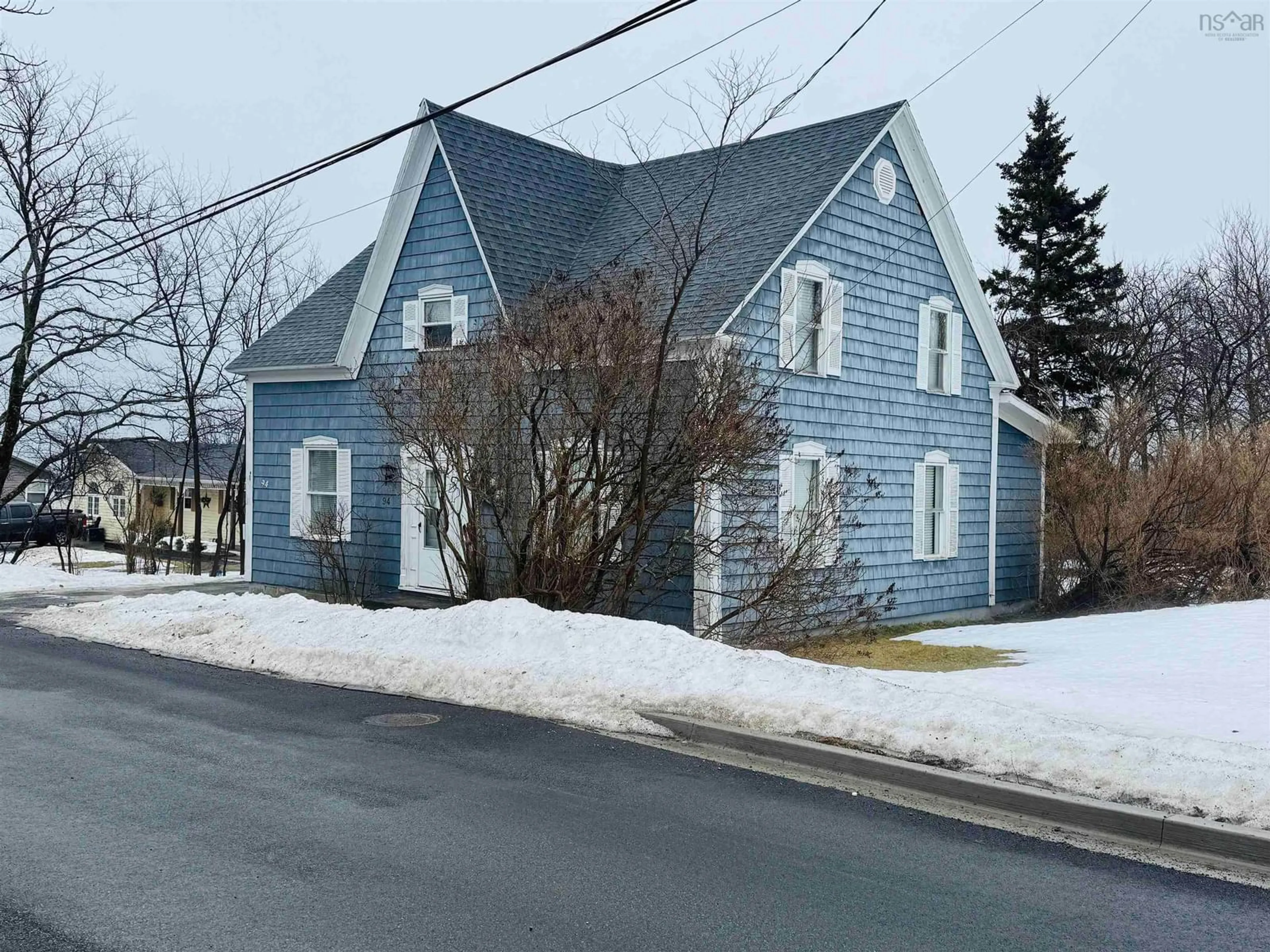 Home with vinyl exterior material, street for 94 Church St, Sydney Mines Nova Scotia B1V 2S1