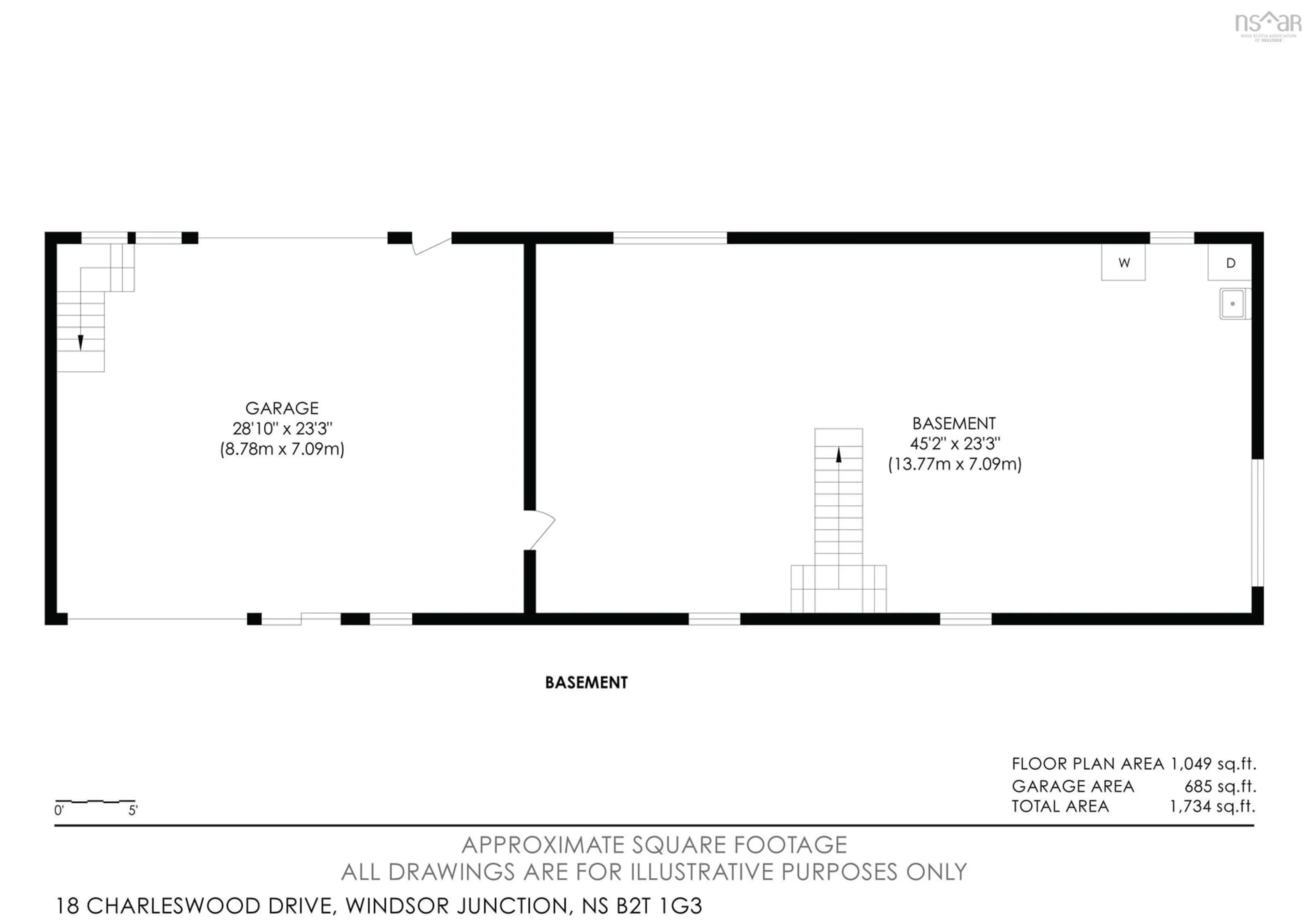 Floor plan for 18 Charleswood Dr, Windsor Junction Nova Scotia B2T 1G3