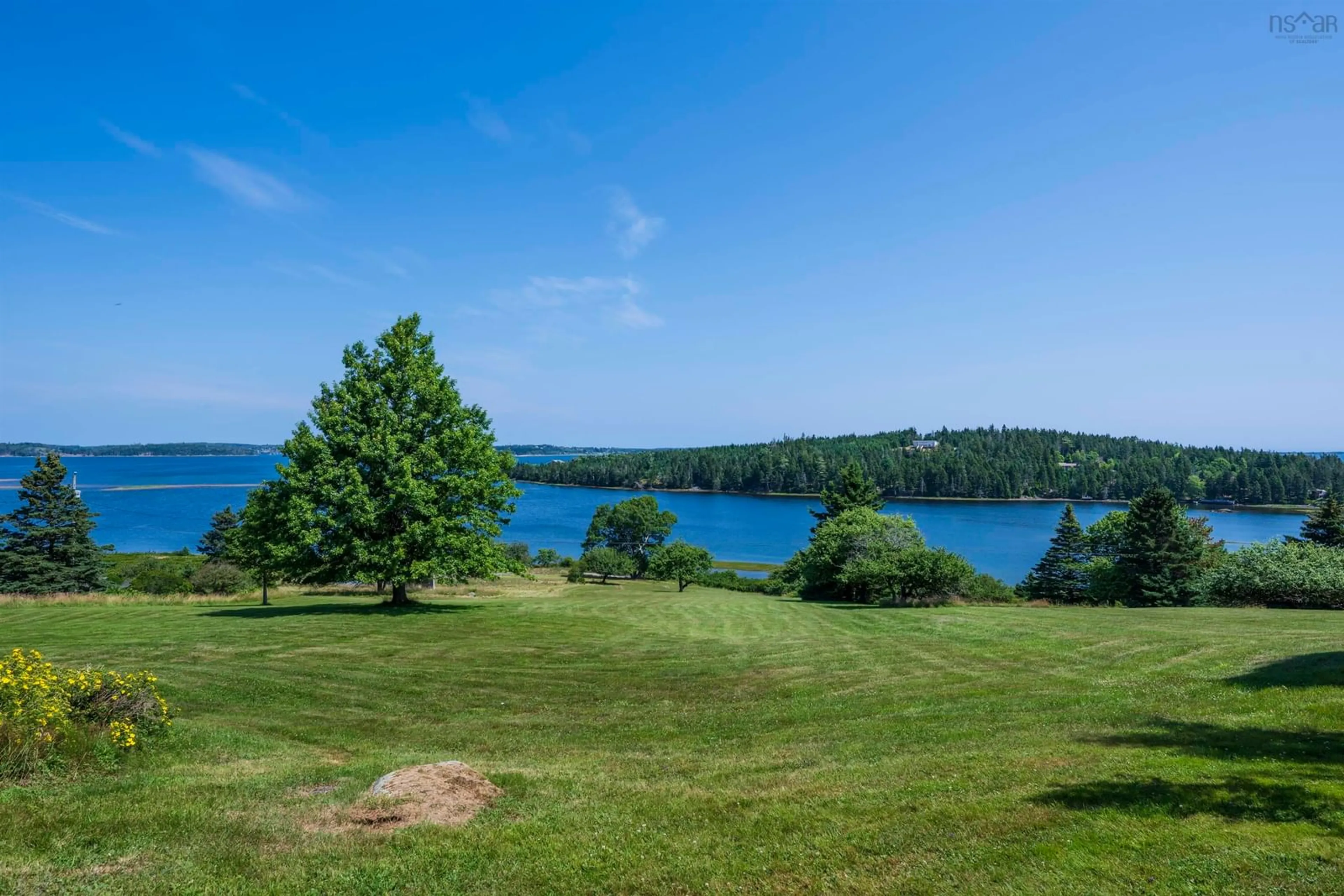 A pic from outside/outdoor area/front of a property/back of a property/a pic from drone, water/lake/river/ocean view for 210 South Cove Dr, Feltzen South Nova Scotia B0J 2X0