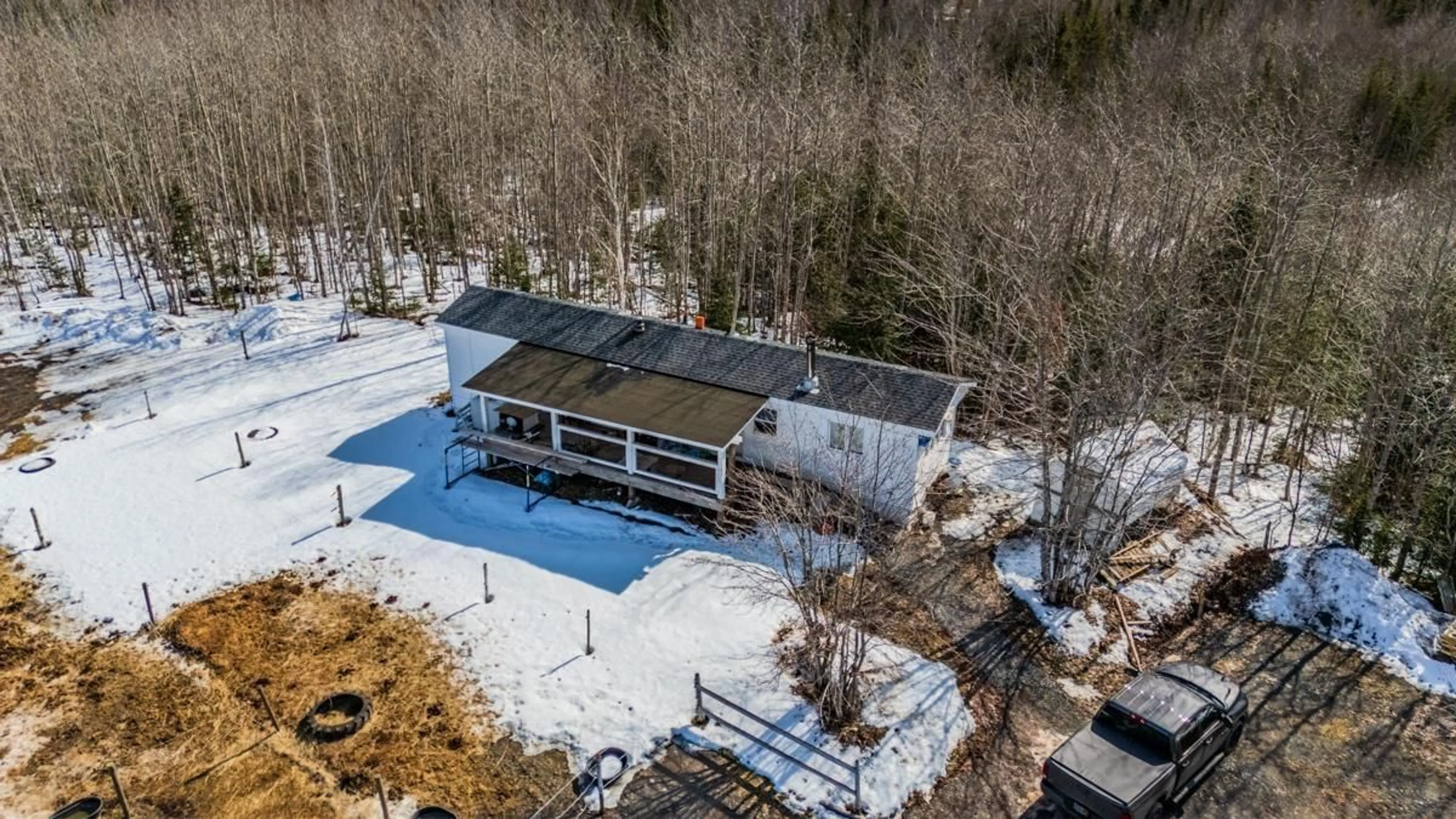 A pic from outside/outdoor area/front of a property/back of a property/a pic from drone, unknown for 1554 Pleasant Valley Rd, Pleasant Valley Nova Scotia B0N 1C0