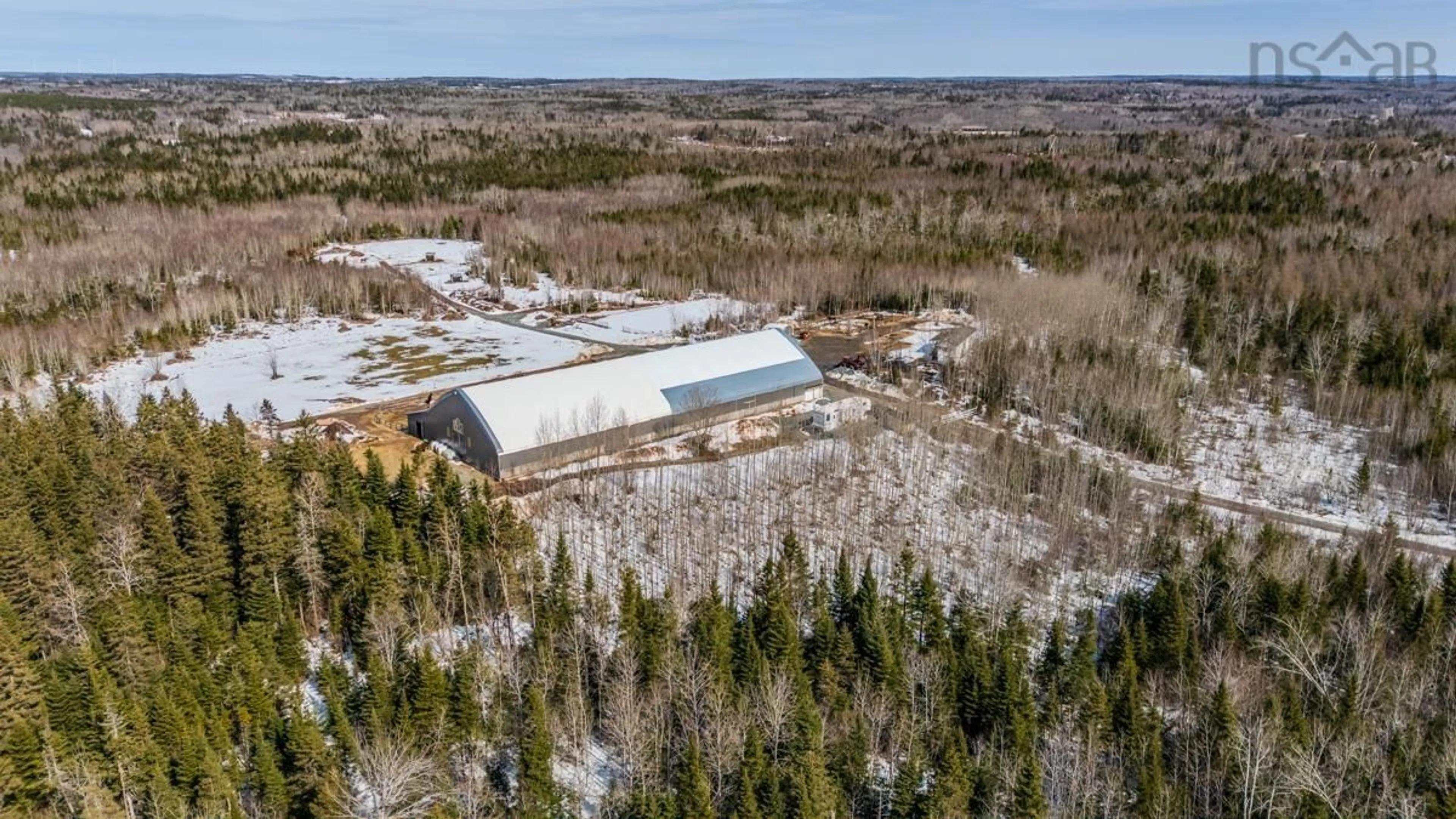 A pic from outside/outdoor area/front of a property/back of a property/a pic from drone, building for 1554 Pleasant Valley Rd, Pleasant Valley Nova Scotia B0N 1C0