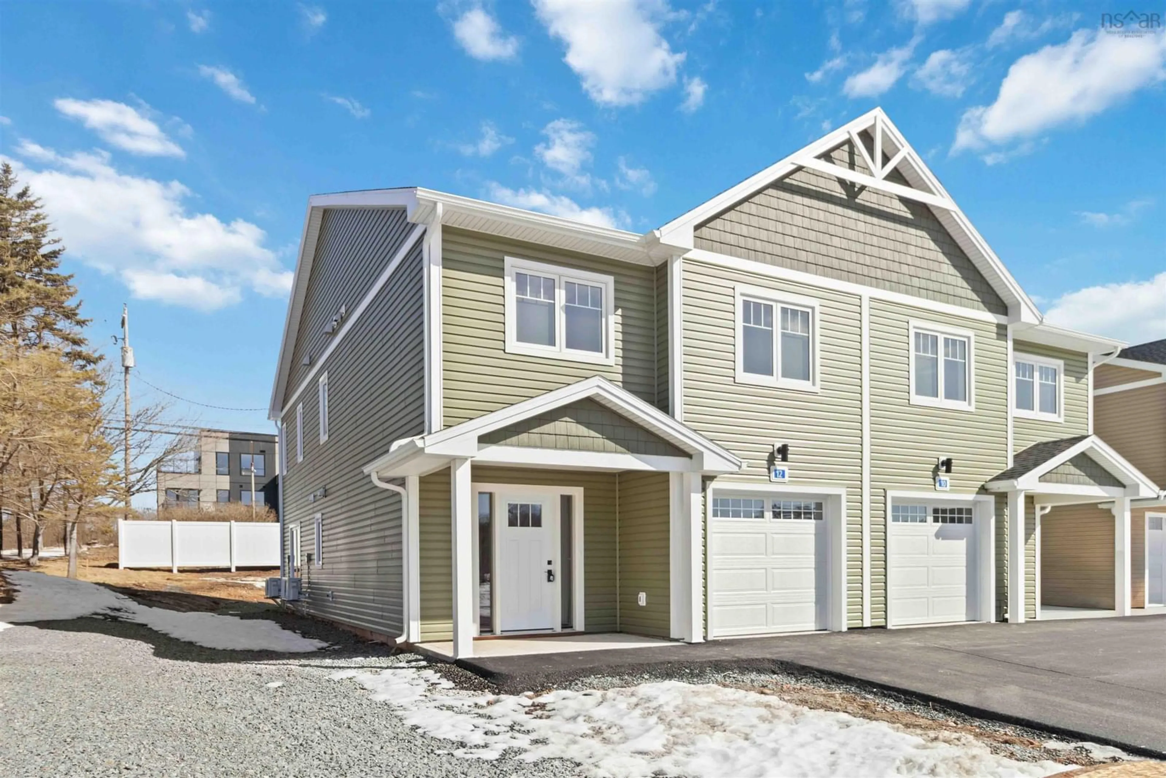 Home with vinyl exterior material, street for 12 Nottingham Lane, Enfield Nova Scotia B2T 0T2