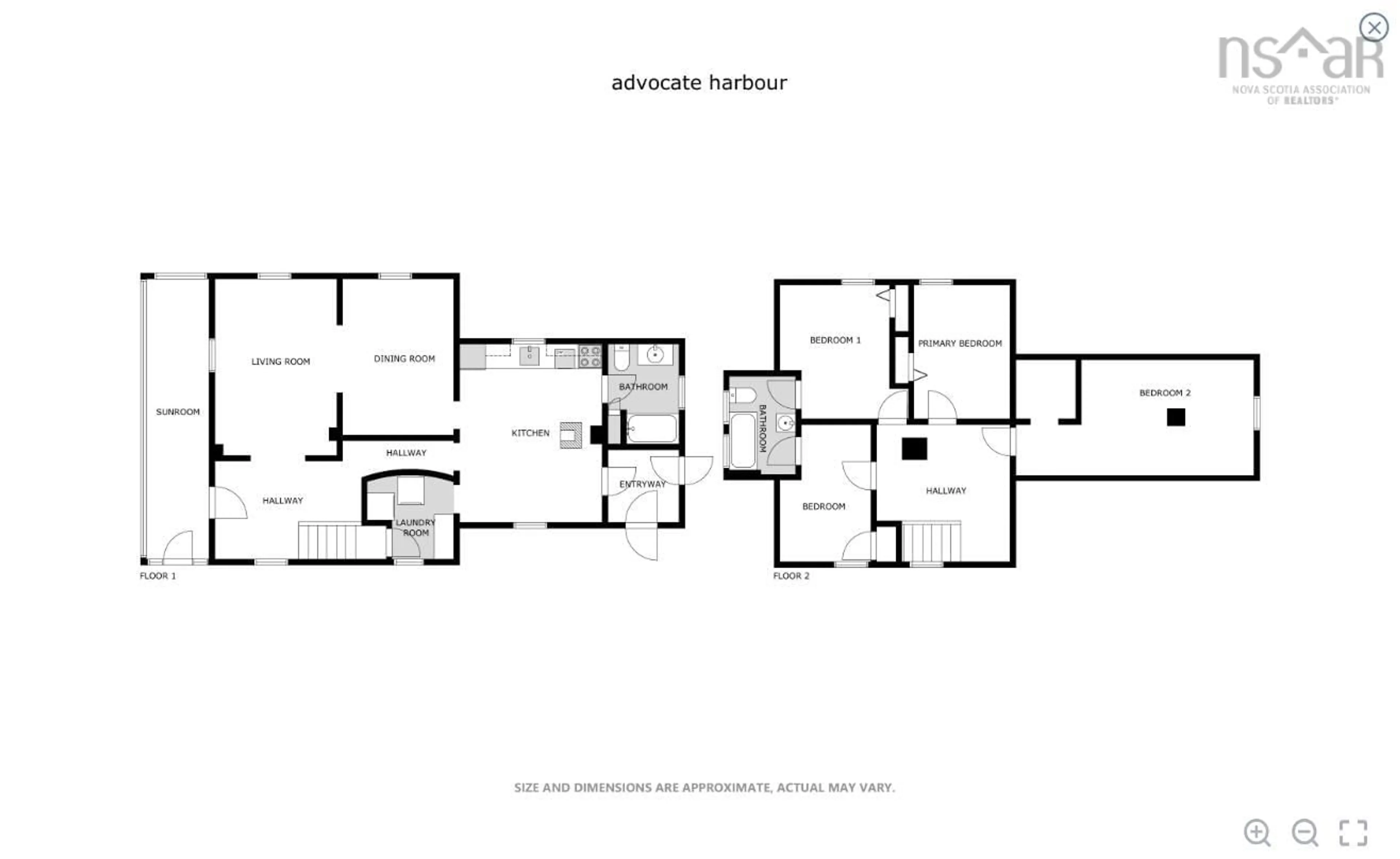Floor plan for 3685 Highway 209, Advocate Harbour Nova Scotia B0M 1A0