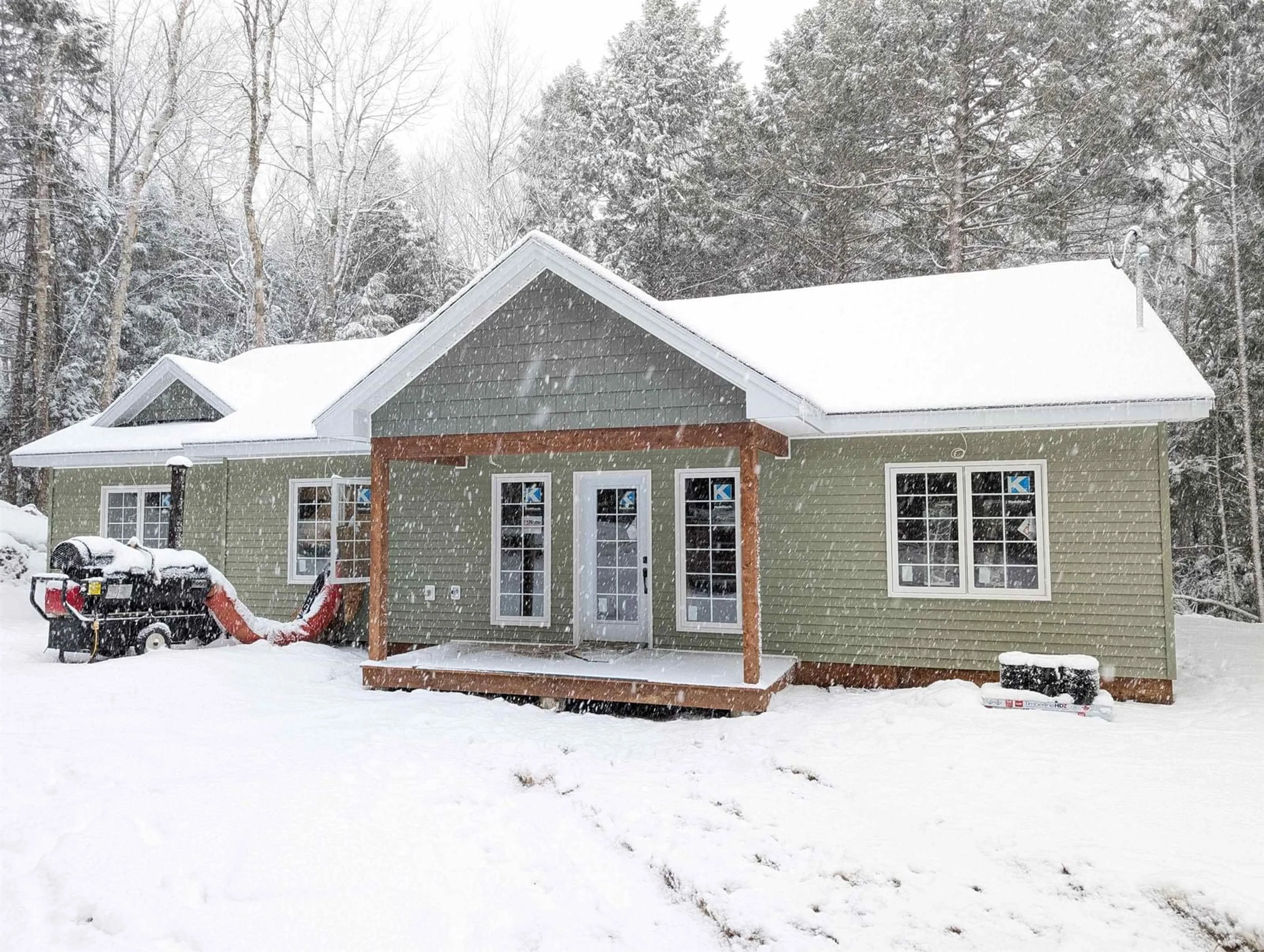 Home with vinyl exterior material, building for 28 Main St, Gore Nova Scotia B0W 2N0