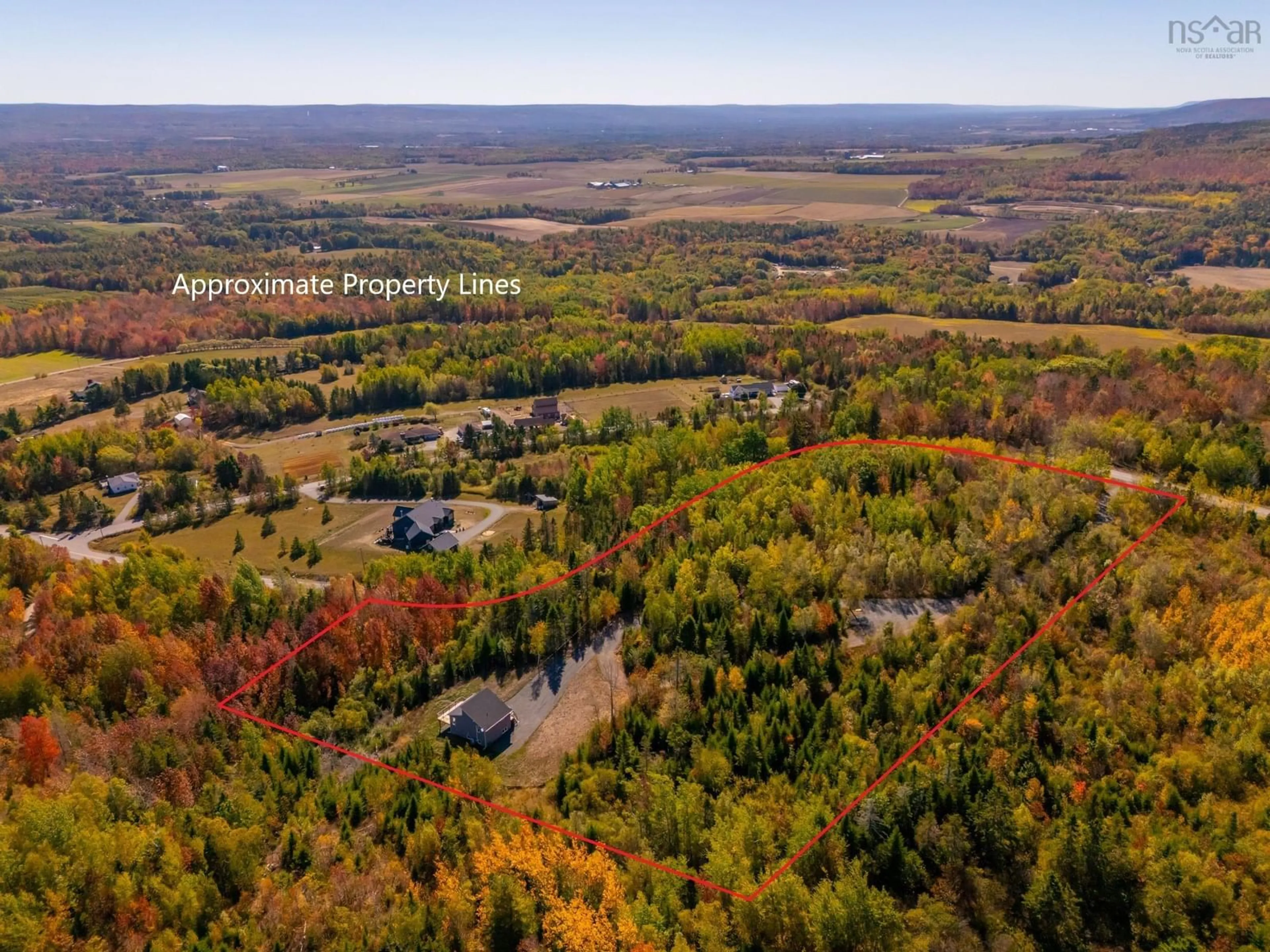 A pic from outside/outdoor area/front of a property/back of a property/a pic from drone, forest/trees view for 874 Stronach Mountain Rd, Melvern Square Nova Scotia B0P 1R0